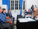 Ministro Tabaré Aguerre, en audiencias en Melo