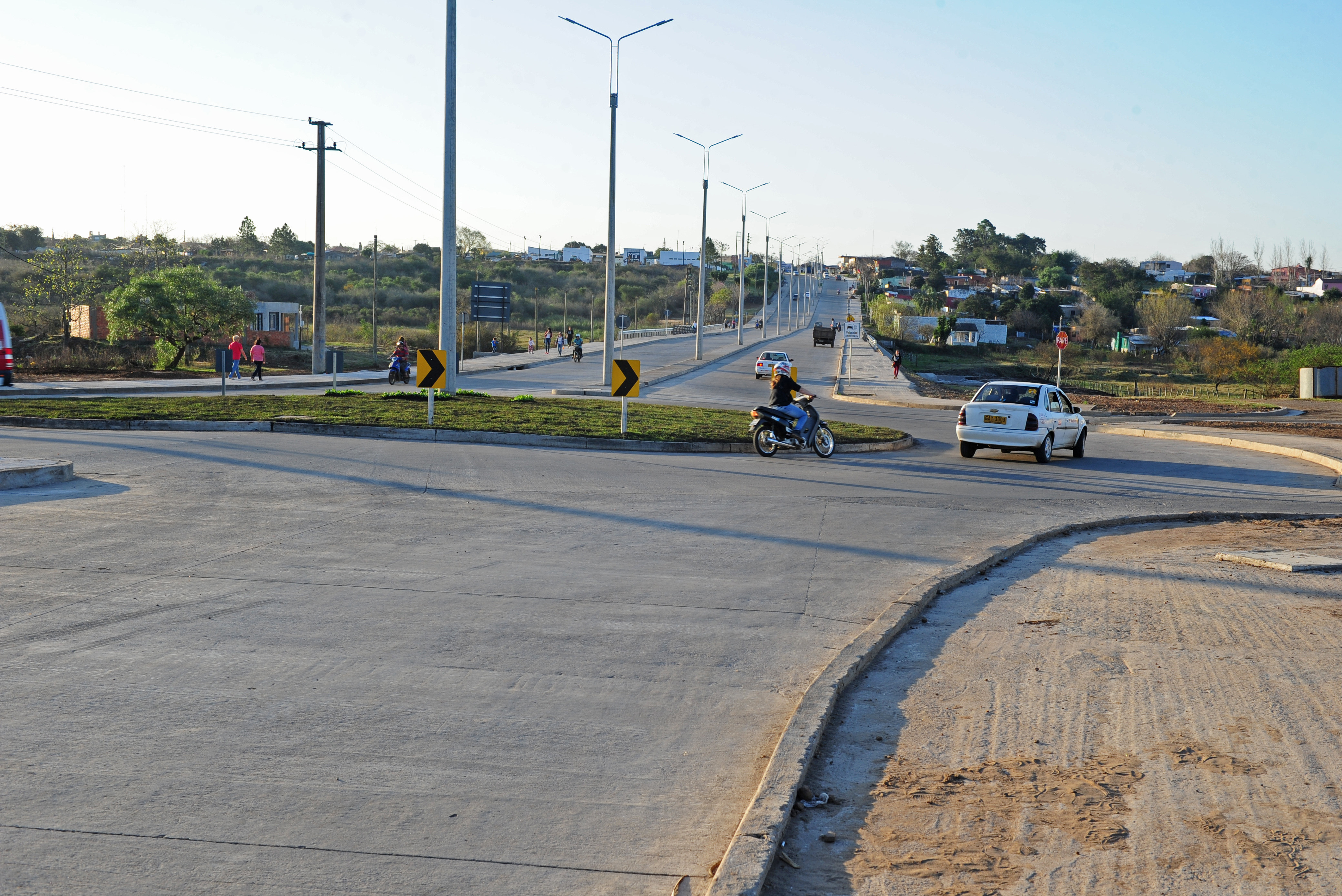 Avenida Baltasar Brum de la ciudad de Artigas