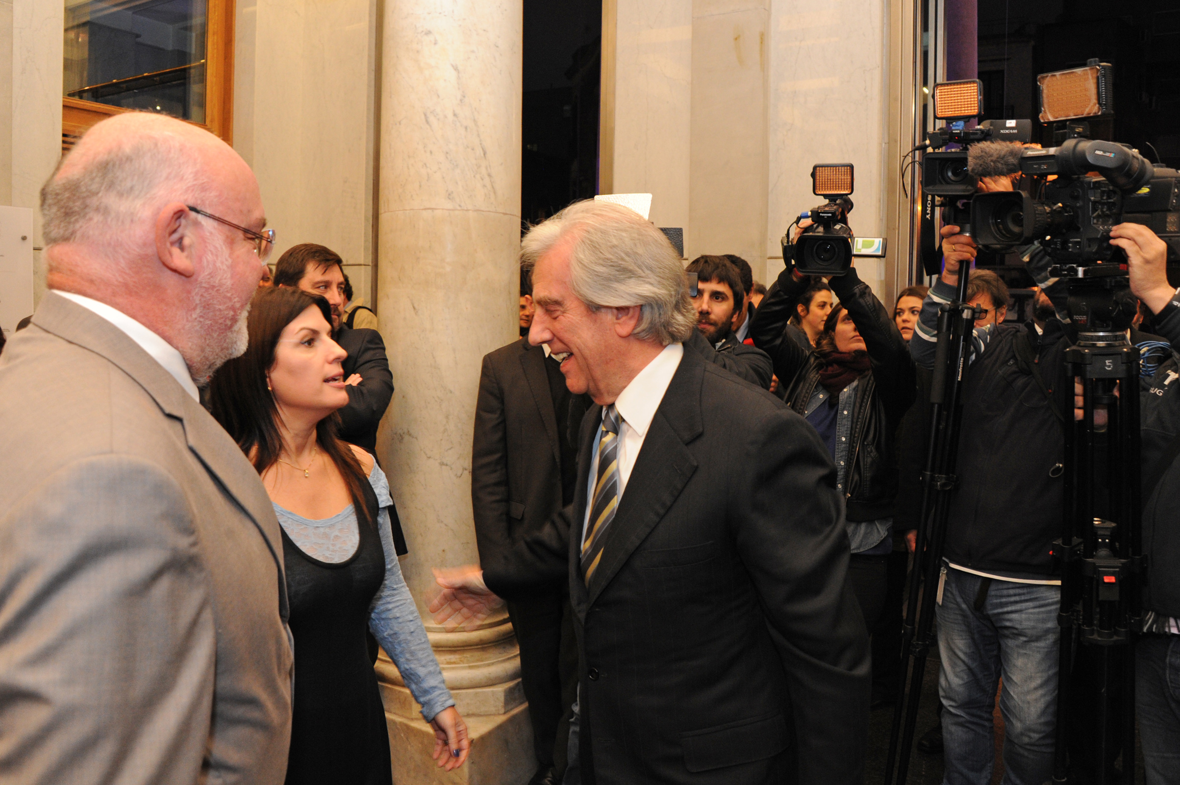 Llegada del presidente Tabaré Vázquez
