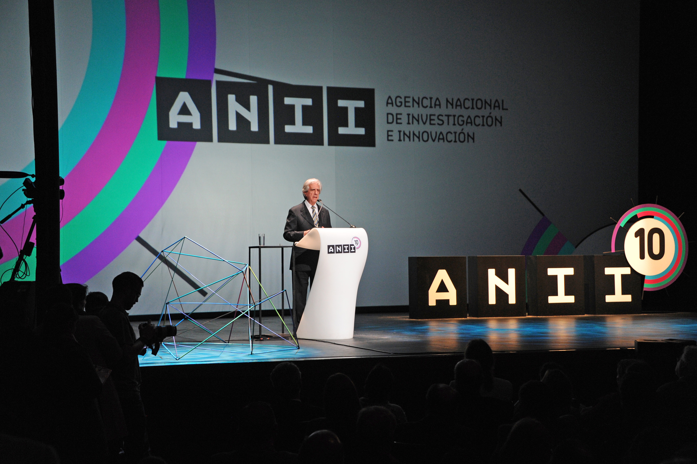 Presidente Tabaré Vázquez, haciendo uso de la palabra