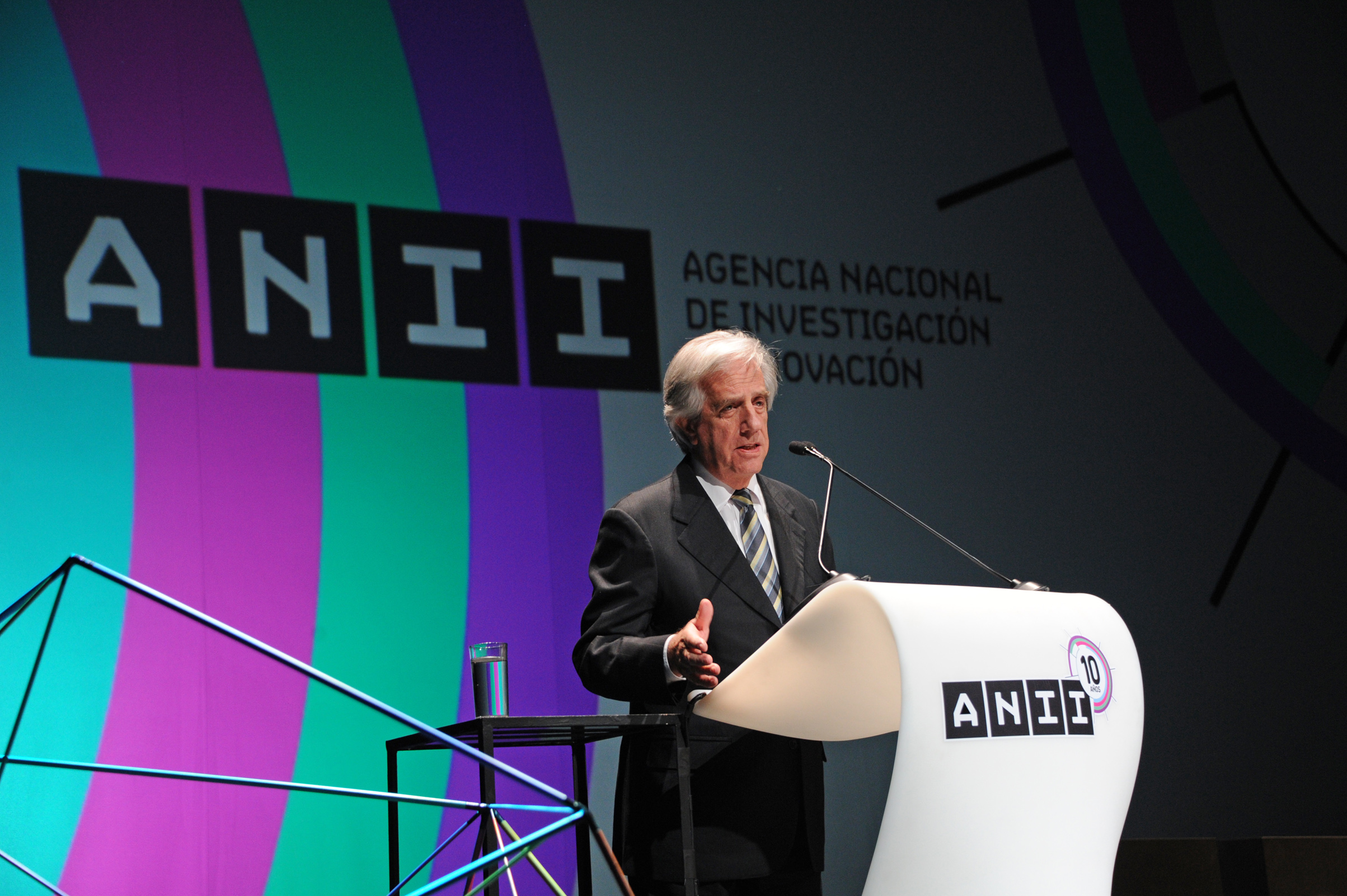 Presidente Tabaré Vázquez, haciendo uso de la palabra