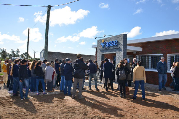 Inauguración de la policlínica de ASSE de Plácido Rosas, Cerro Largo