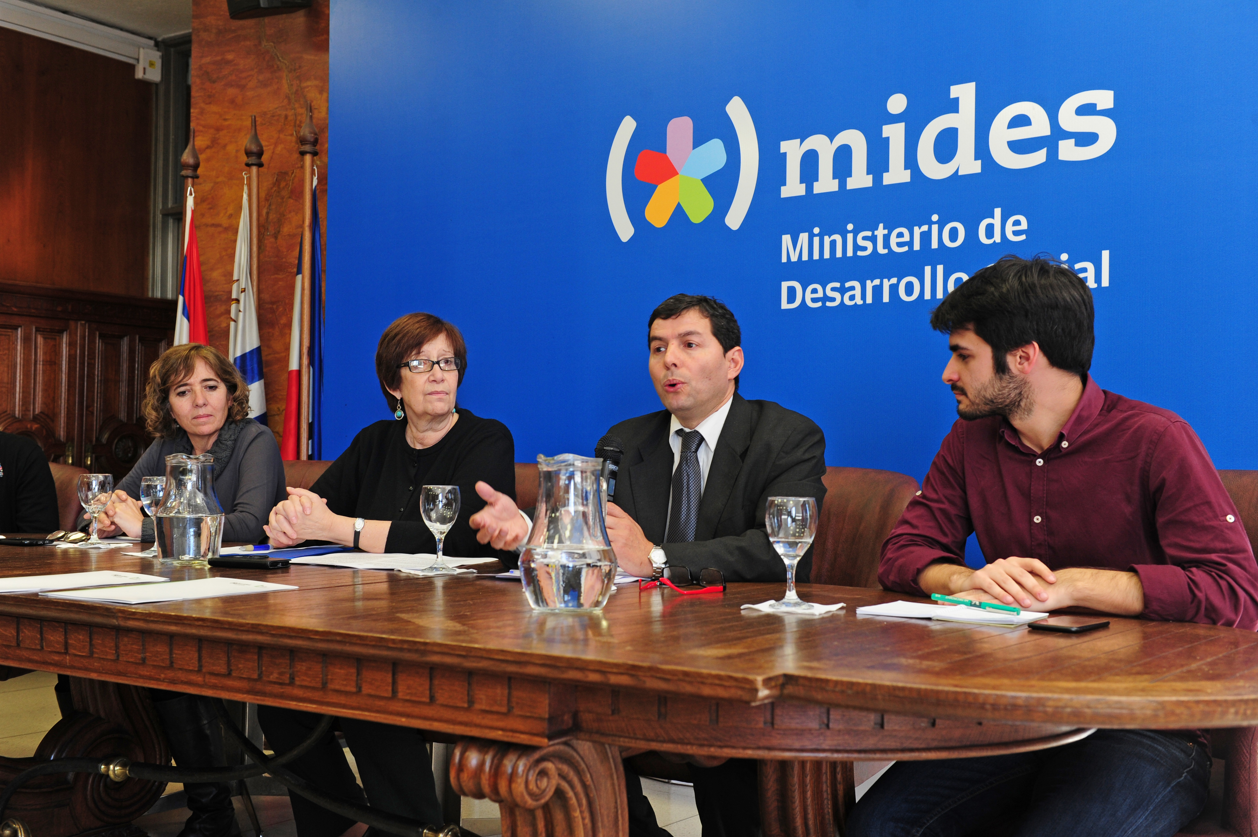 Director general del Inefop, Eduardo Pereyra, haciendo uso de la palabra