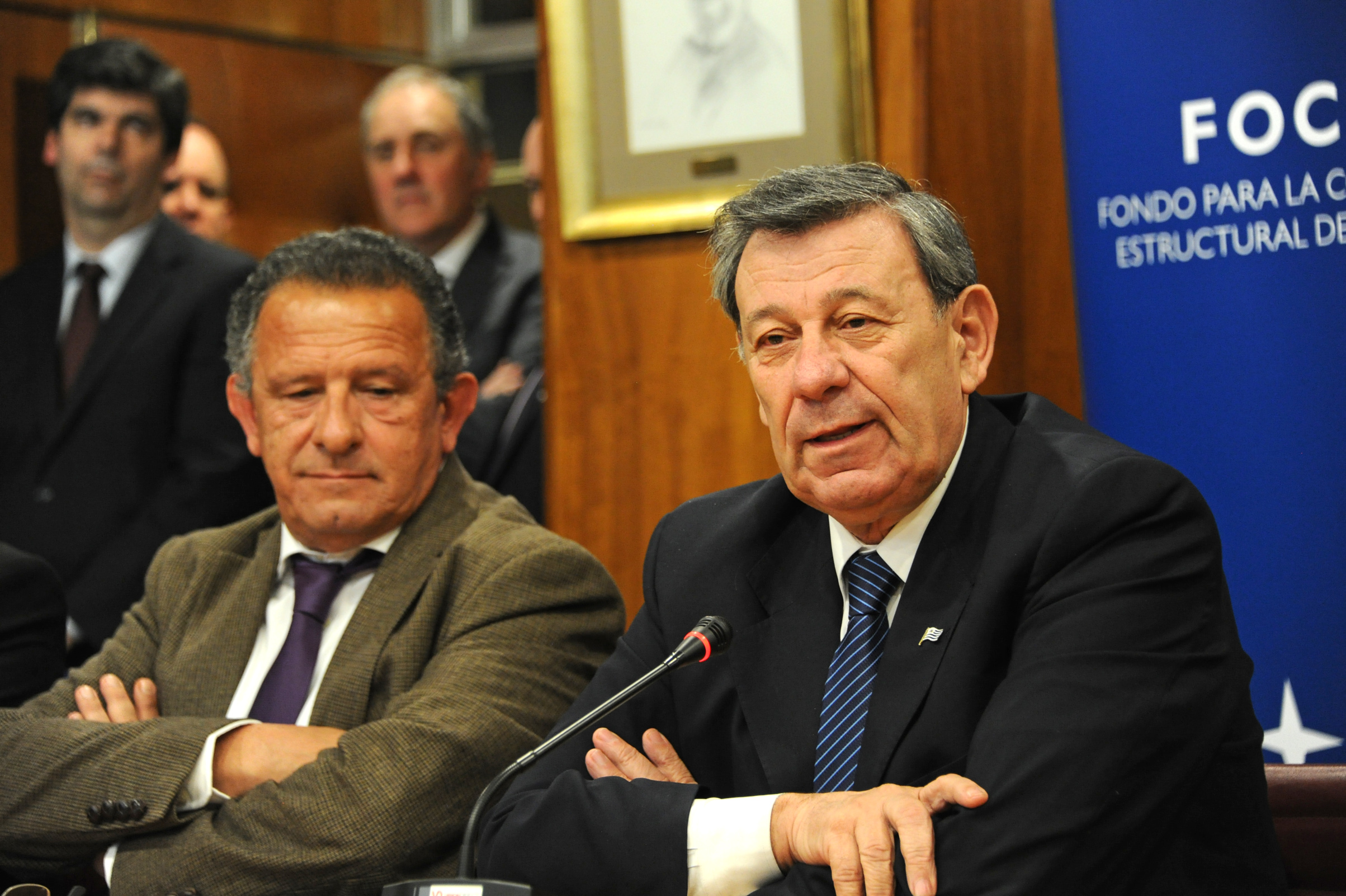 Canciller Rodolfo Nin Novoa, haciendo uso de la palabra