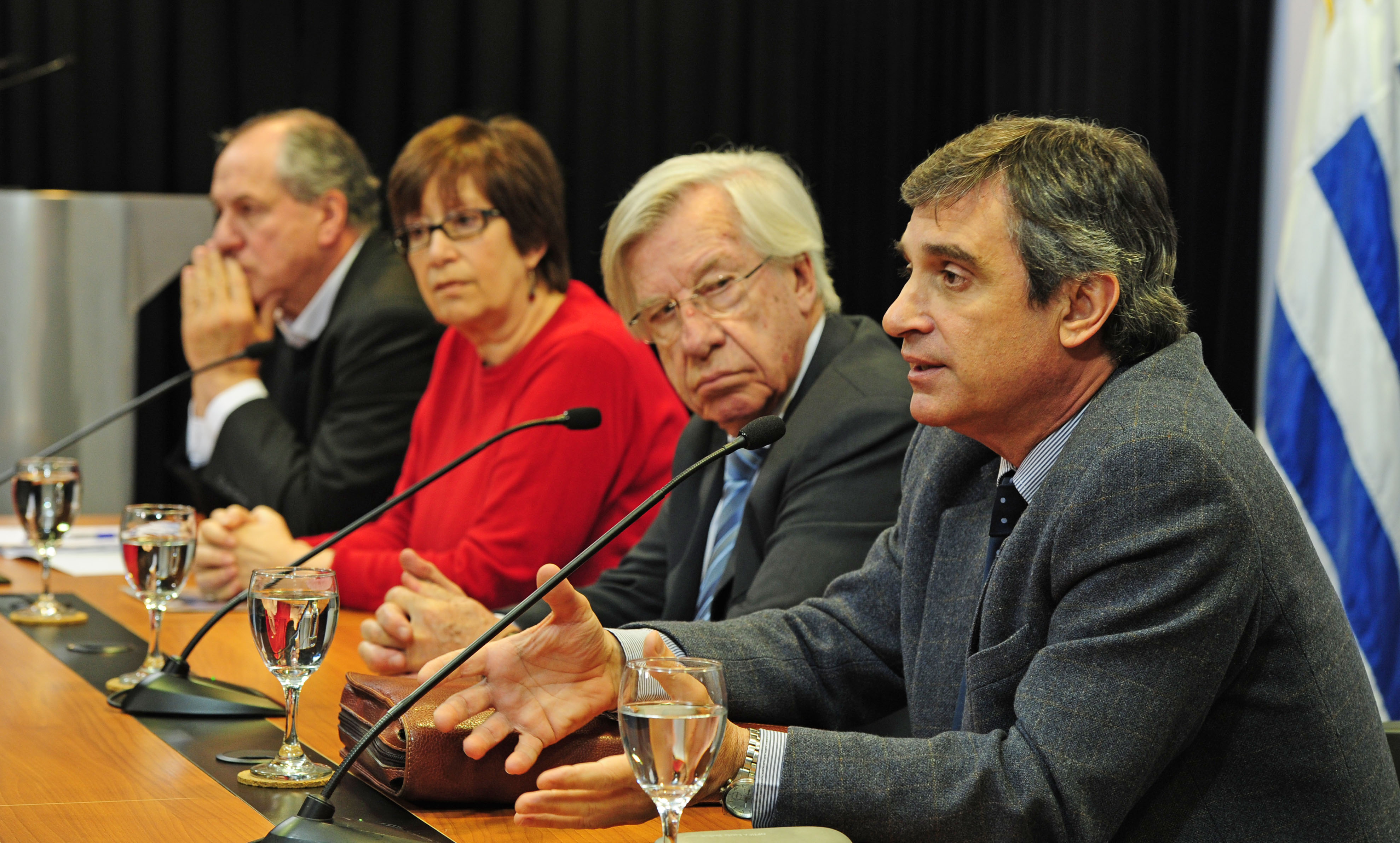 Director de OPP, Álvaro García, se dirige a los presentes