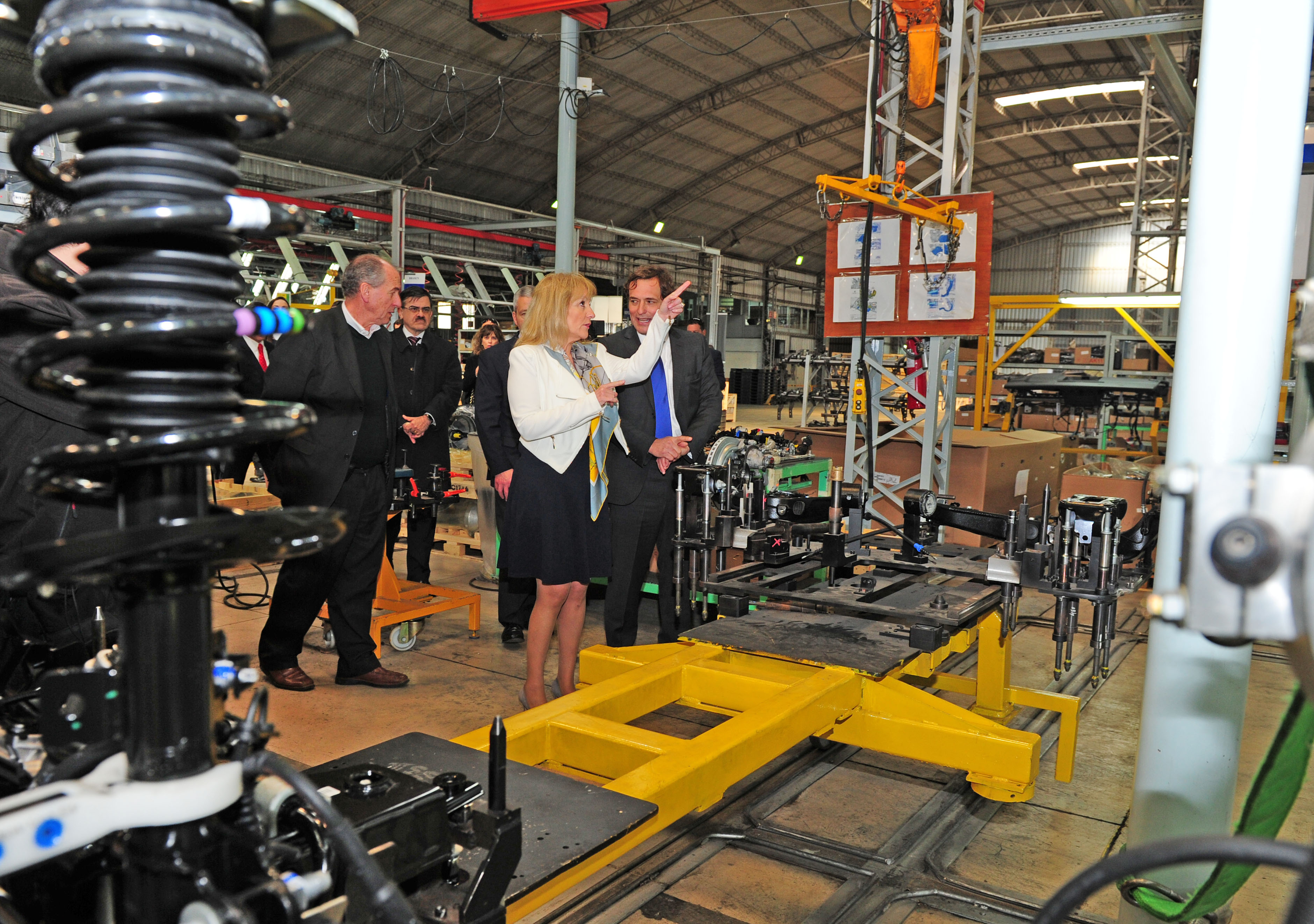 Ministra Carolina Cosse recorre la planta industrial