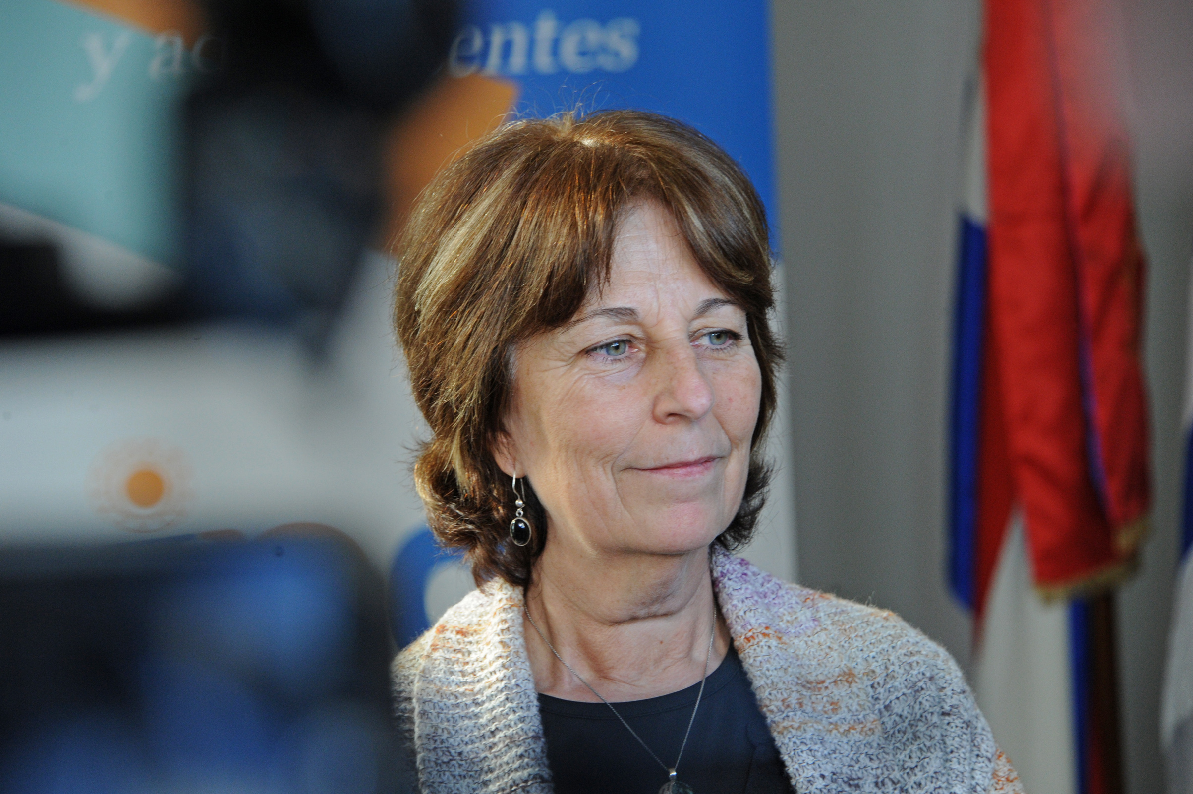 Marisa Lindner en firma de convenio