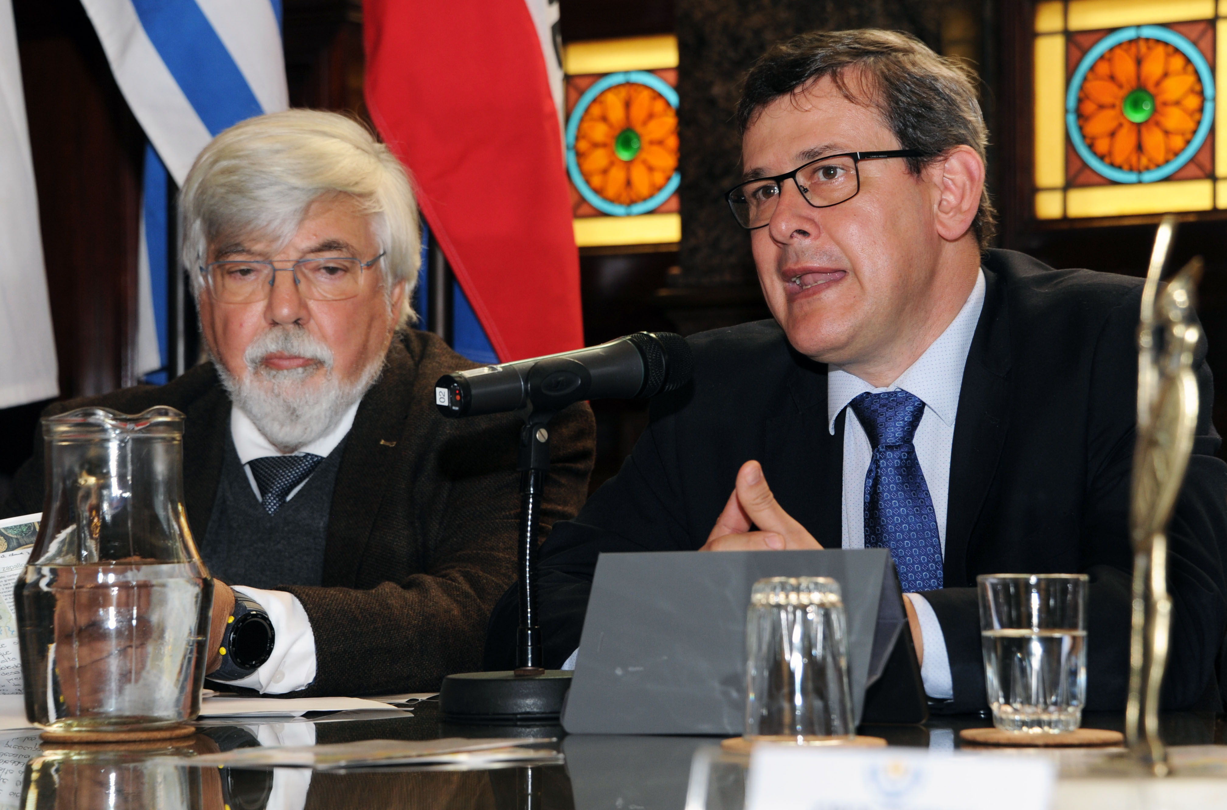 Fiscal de Corte, Jorge Díaz, haciendo uso de la palabra