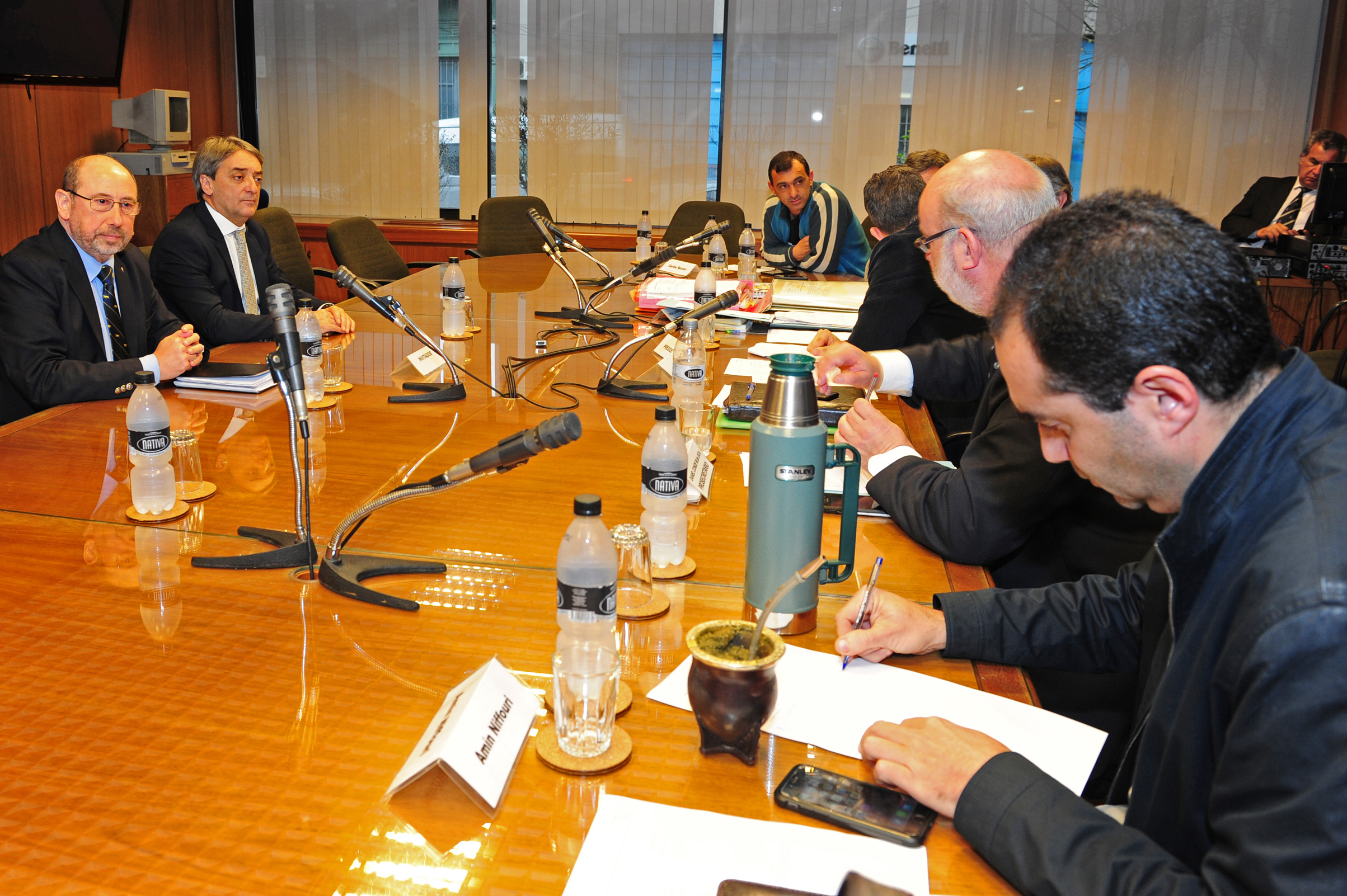 Cáceres y Etchandy, en Comisión Especial de Deporte de la Cámara de Representantes