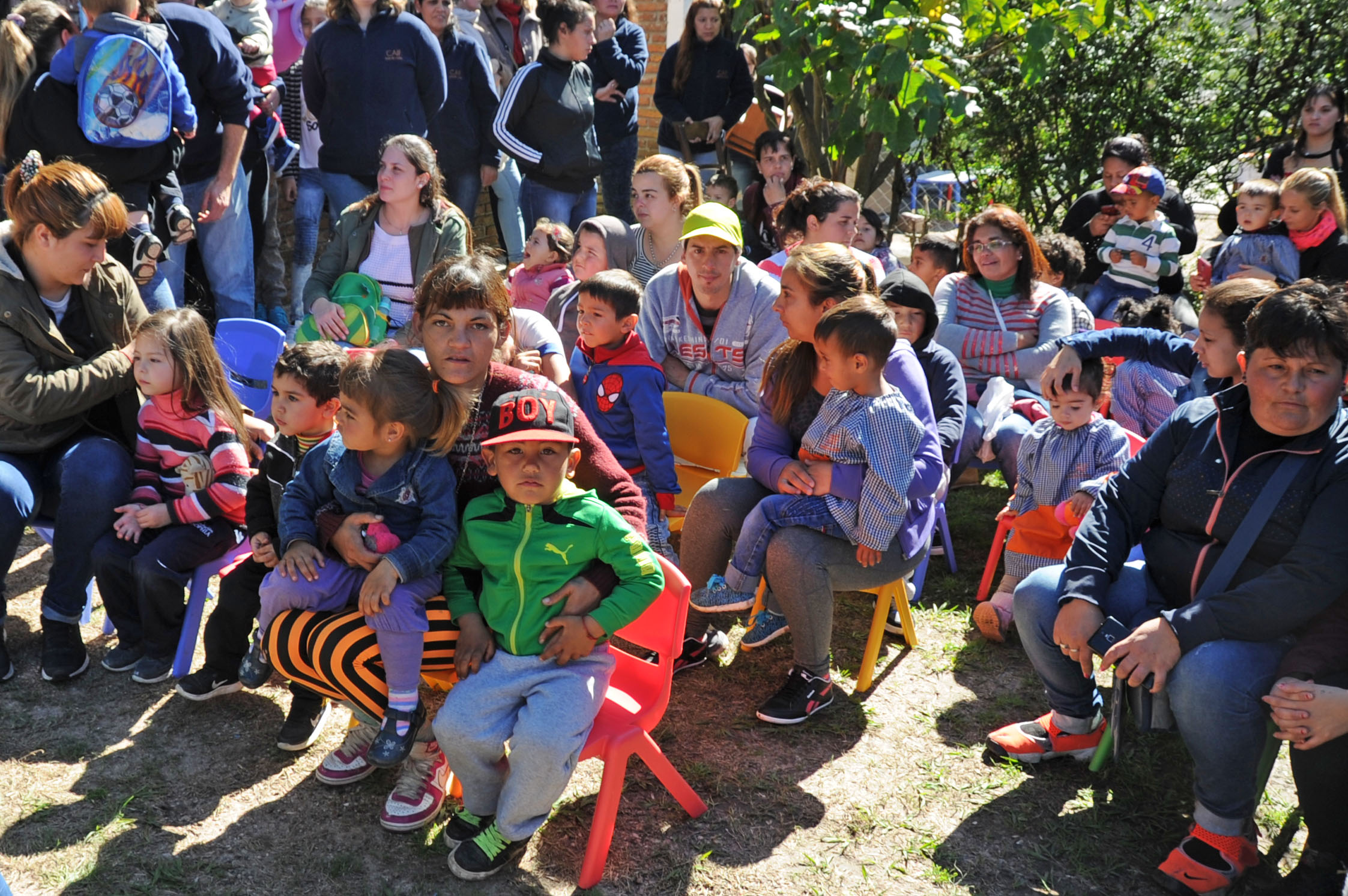 Niños que asisten al CAIF