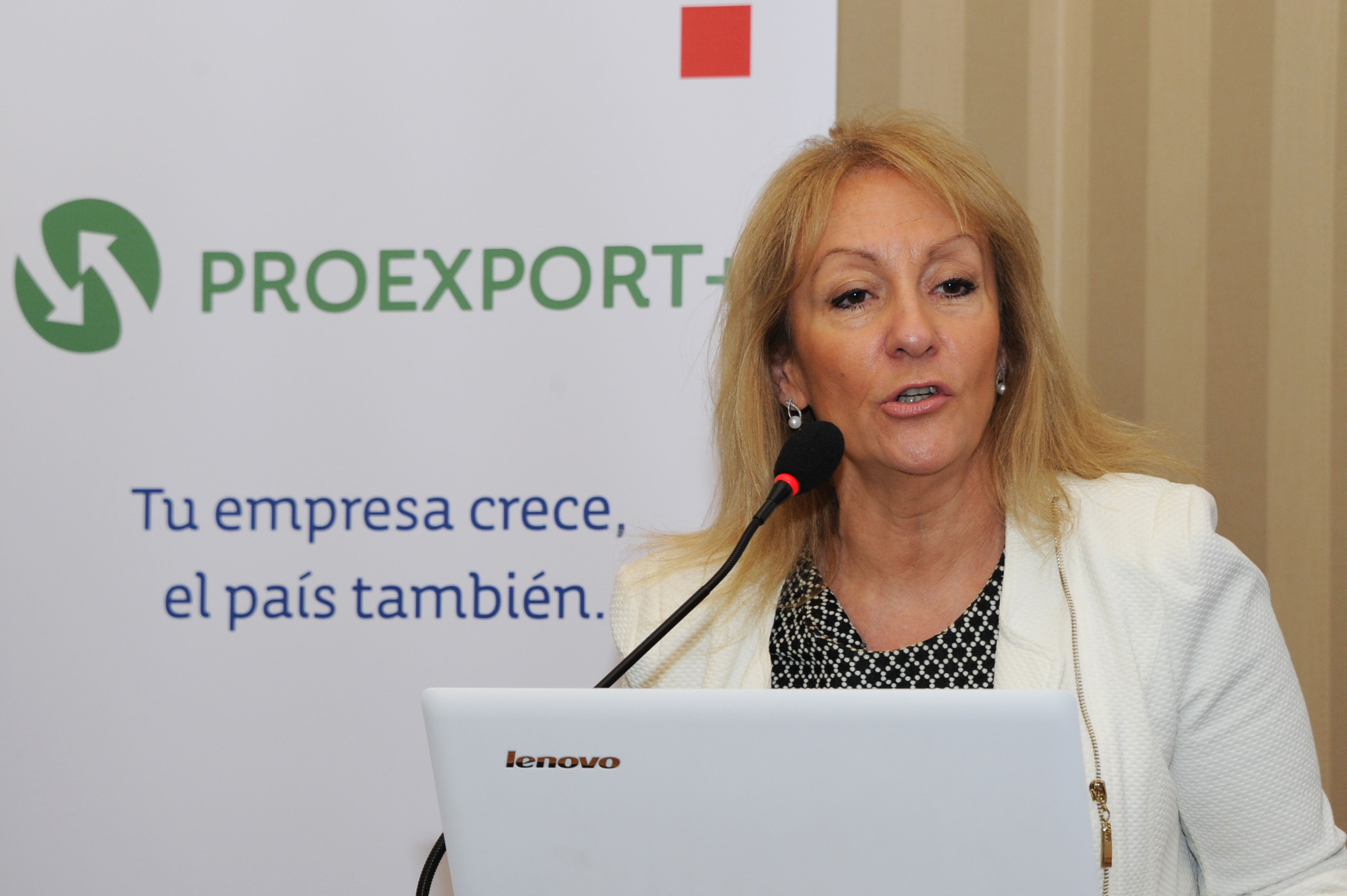 Ministra de Industria, Energía y Minería, Carolina Cosse, haciendo uso de la palabra