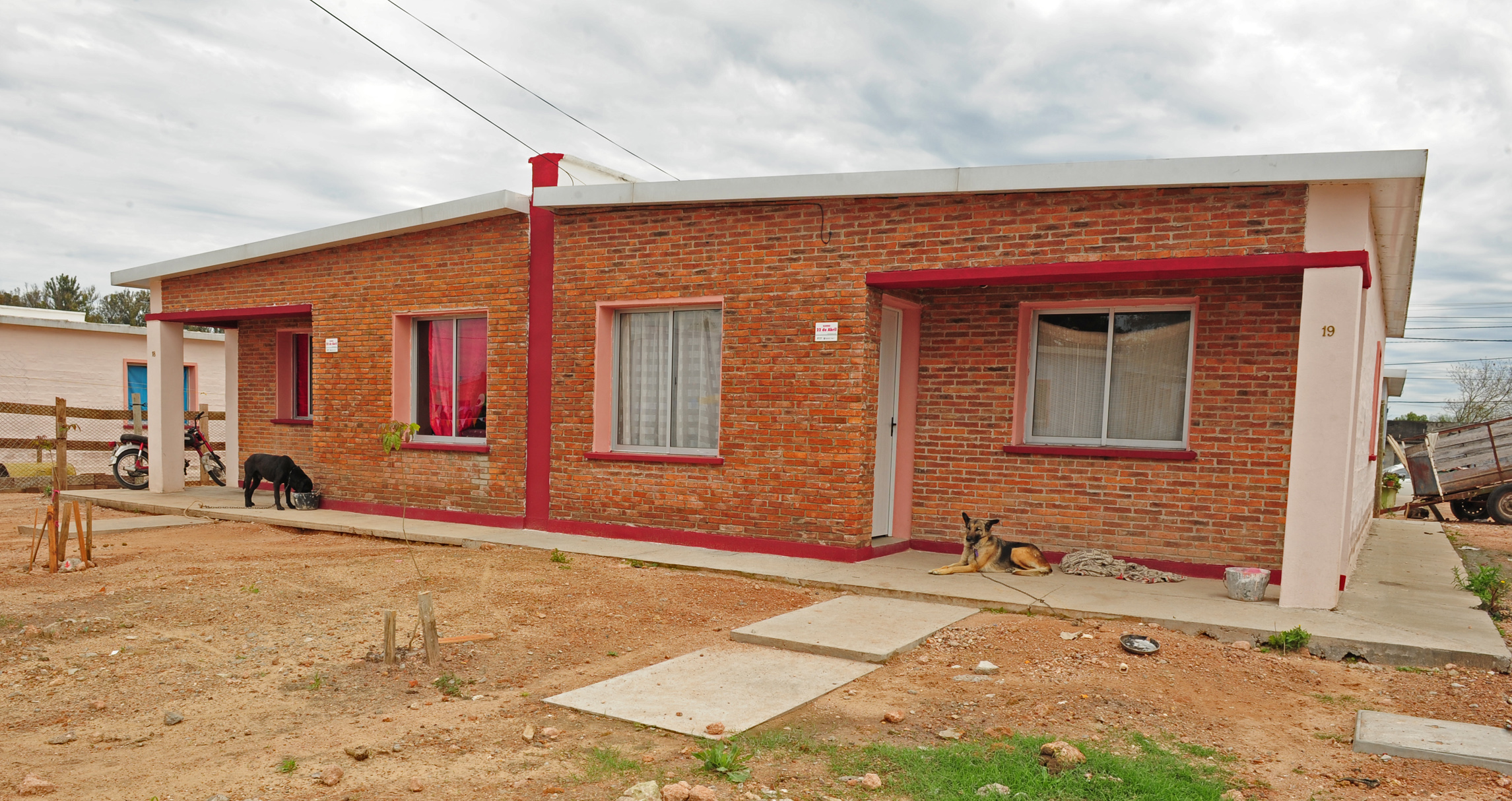 Viviendas inauguradas en el barrio 22 de Abril, Paysandú