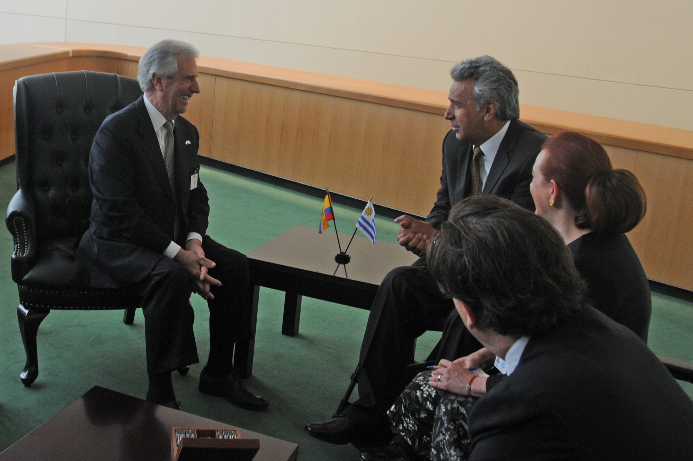 Presidentes Tabaré Vázquez y Lenín Moreno