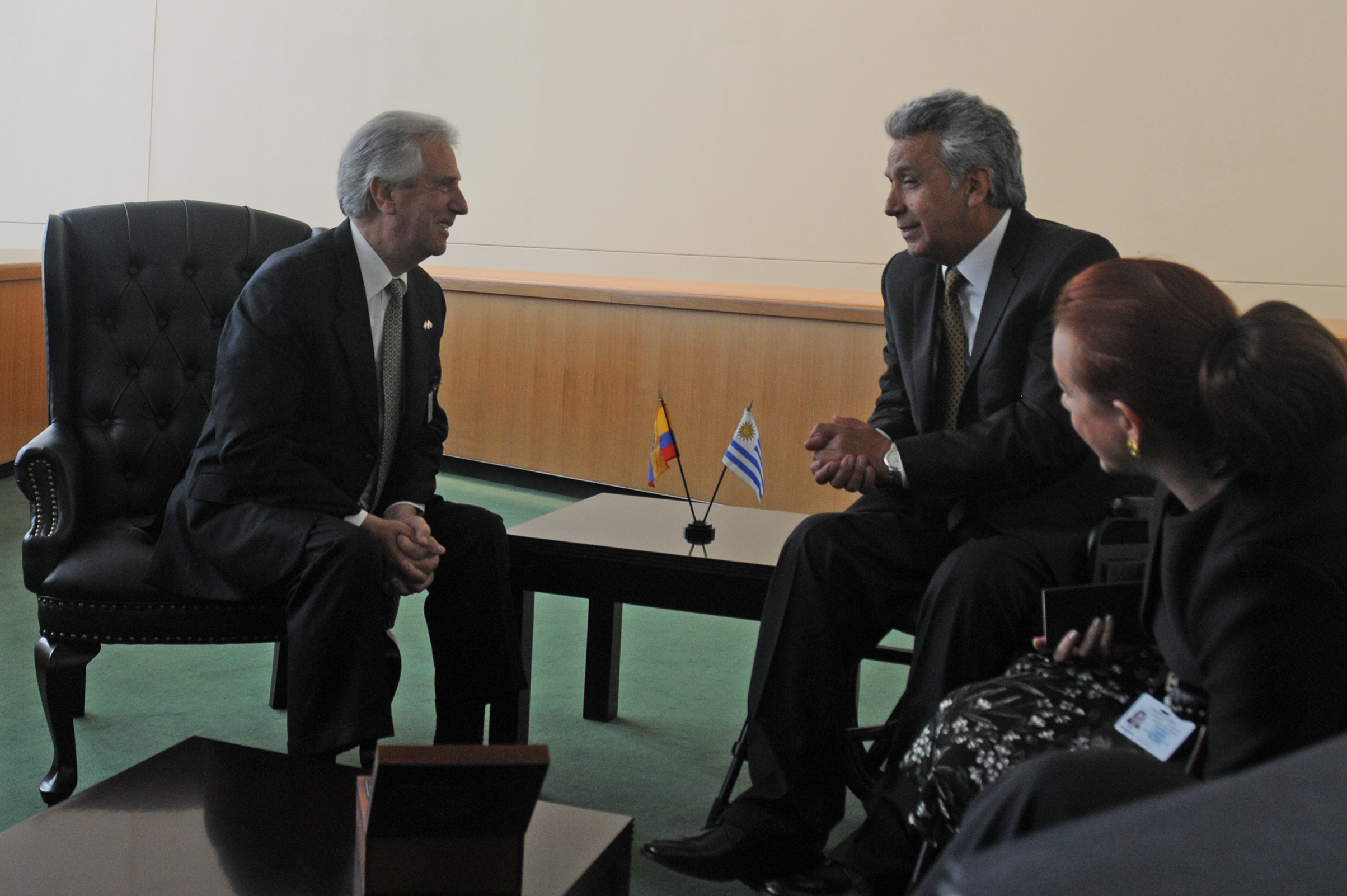 Presidentes Tabaré Vázquez y Lenín Moreno