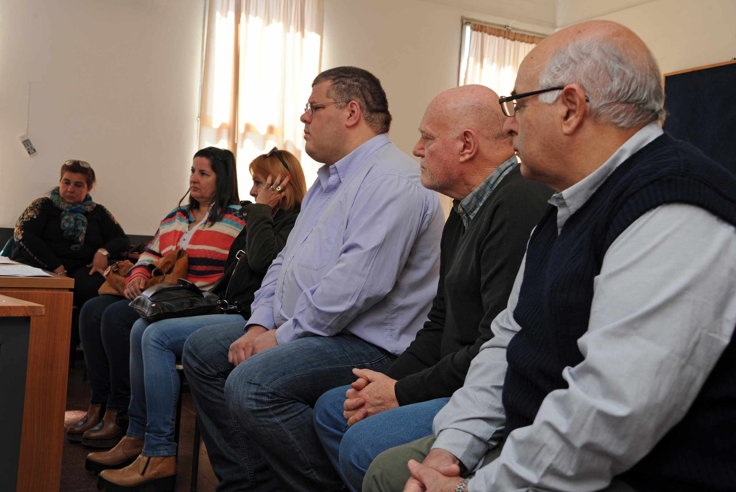 Asistentes a las audiencias