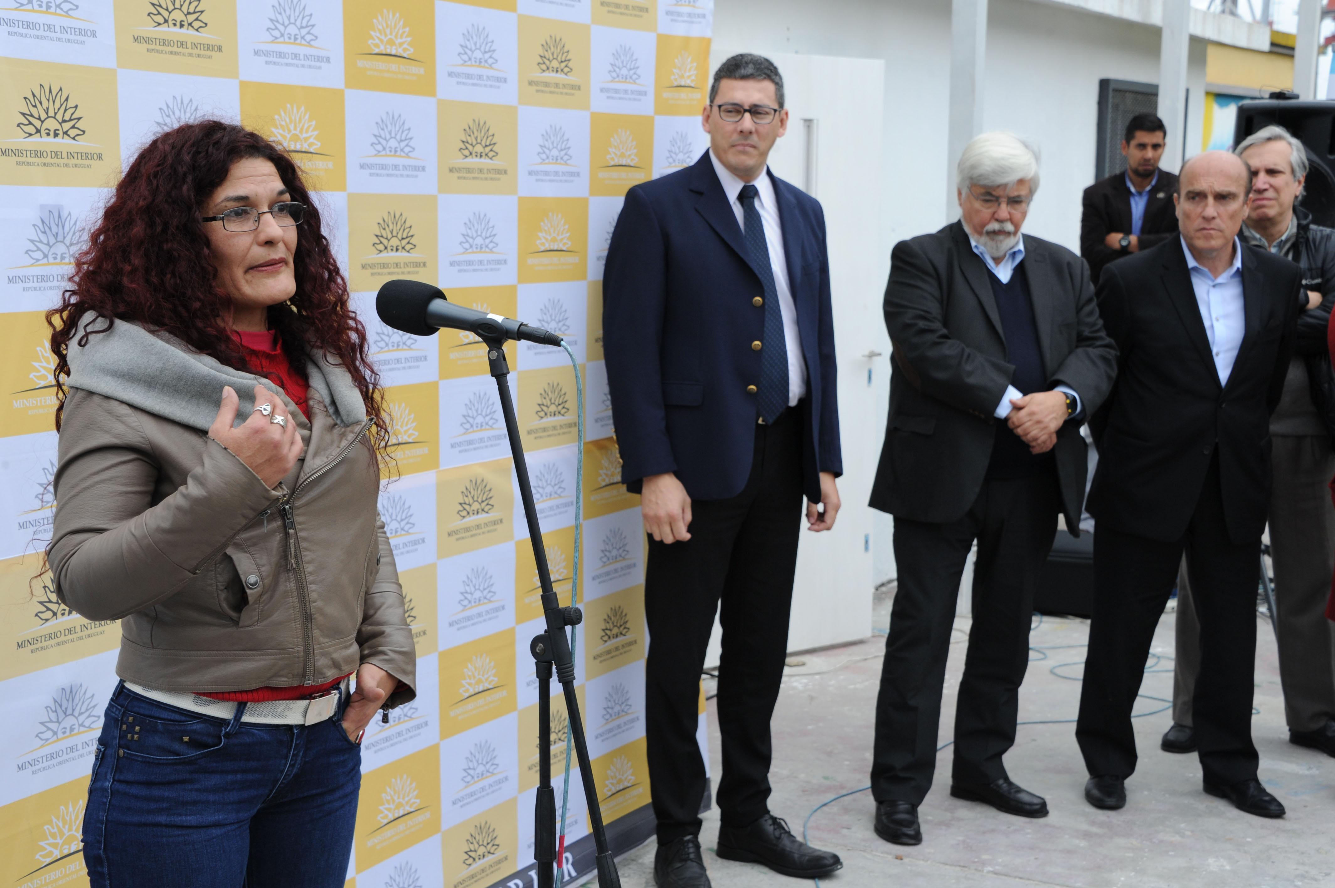 Inauguración de obras en la ex plaza de deportes n.° 1