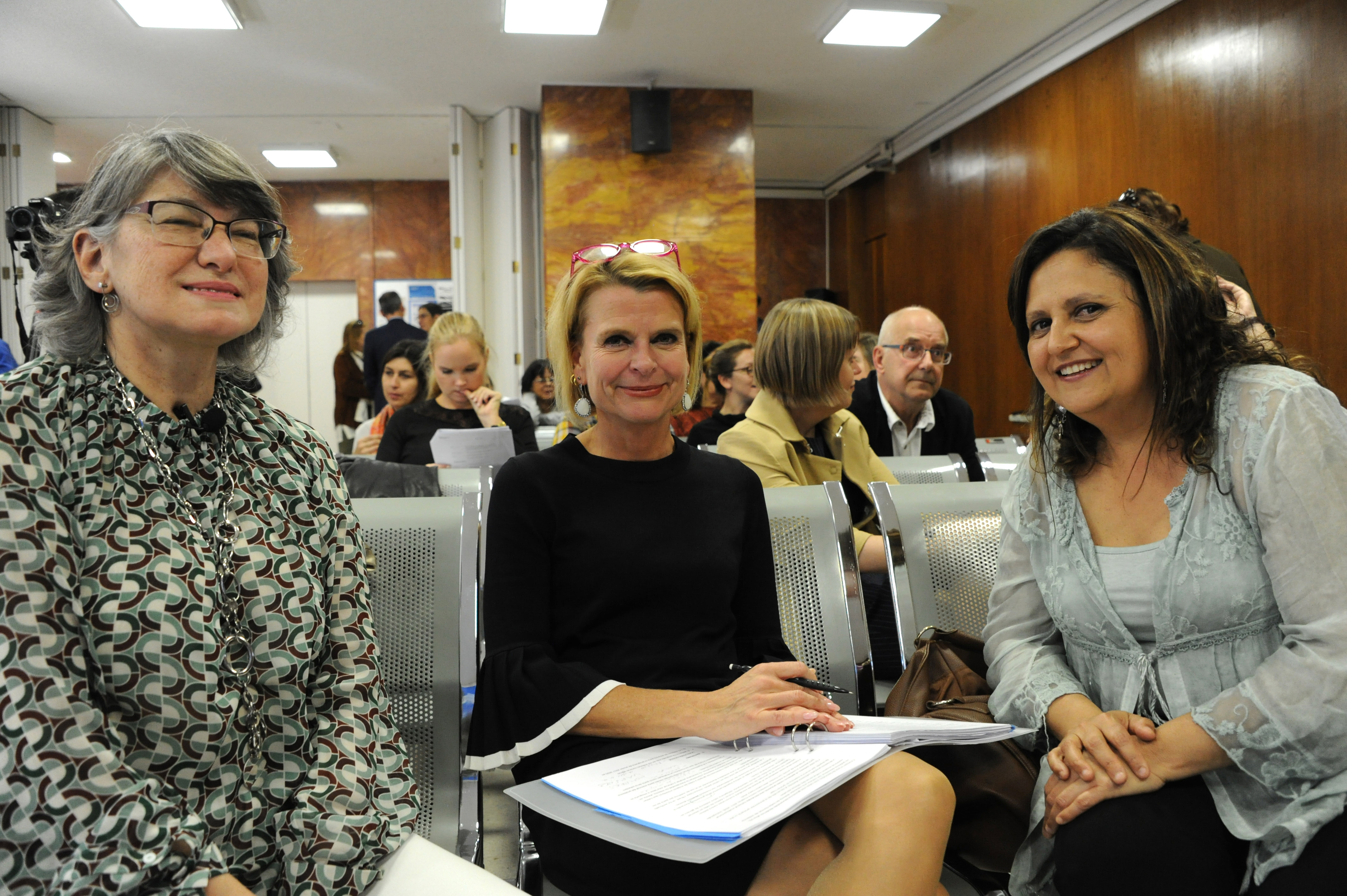 Liria Ortiz, Asa Regnér y Karina Ruiz