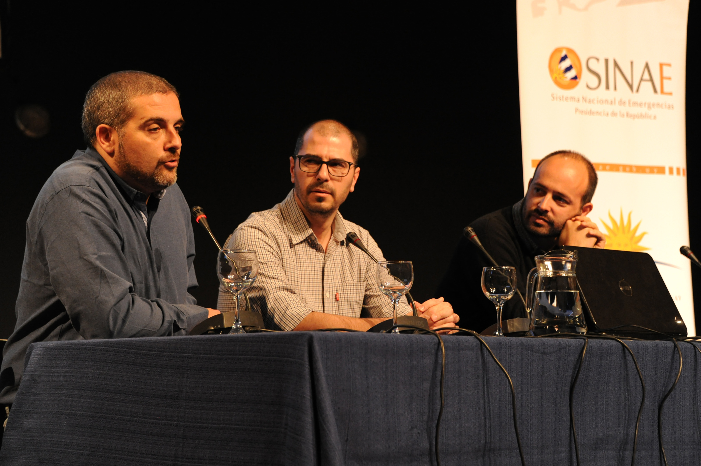 Fernando Traversa, Juan Andrés Roballo y Matías Rodríguez