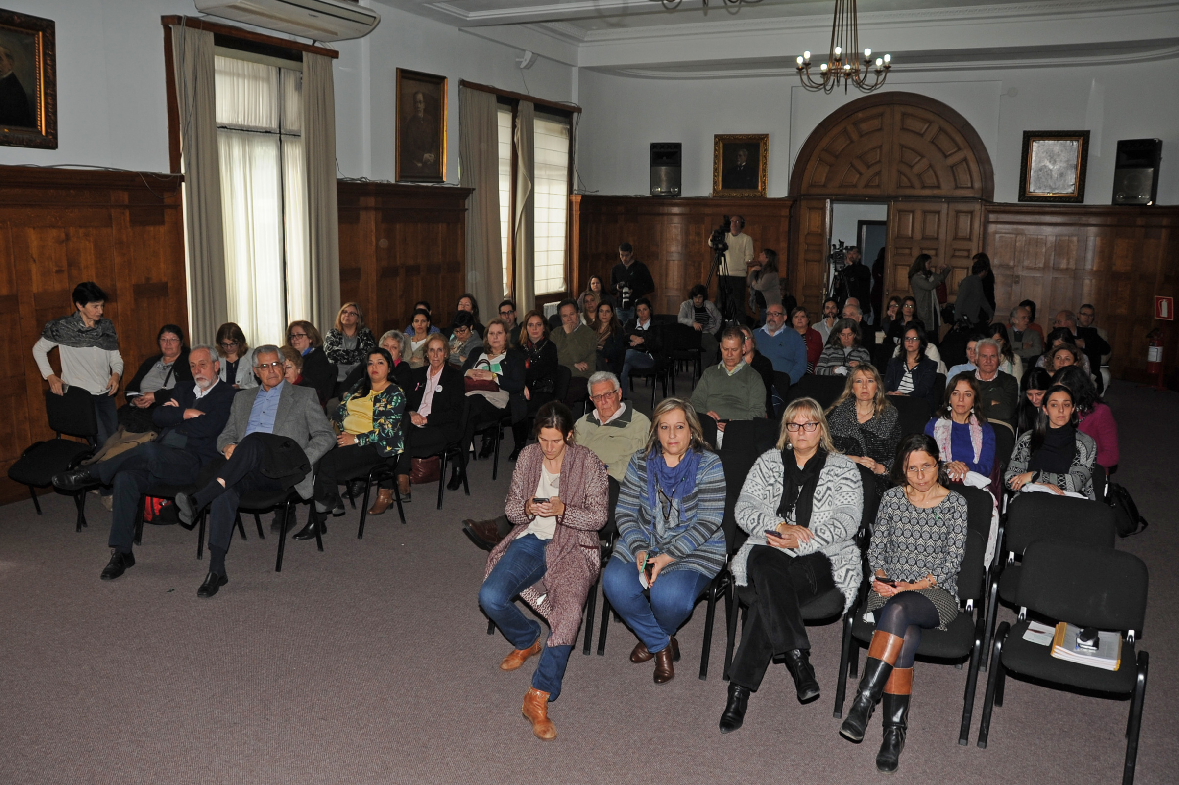 Asistentes a la conferencia