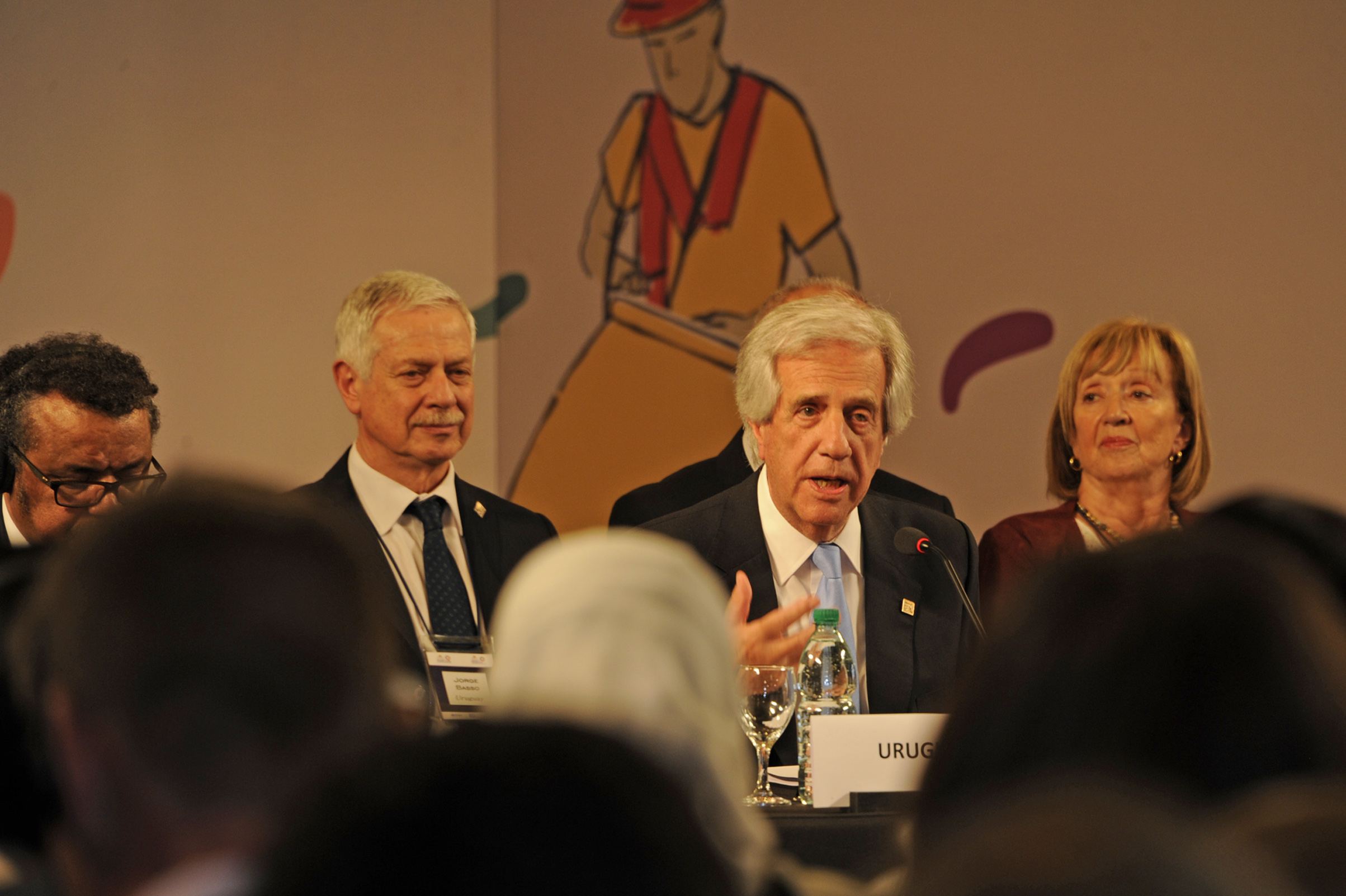 Presidente Tabaré Vázquez hace uso de la palabra en Conferencia Mundial sobre Enfermedades No Transmisibles
