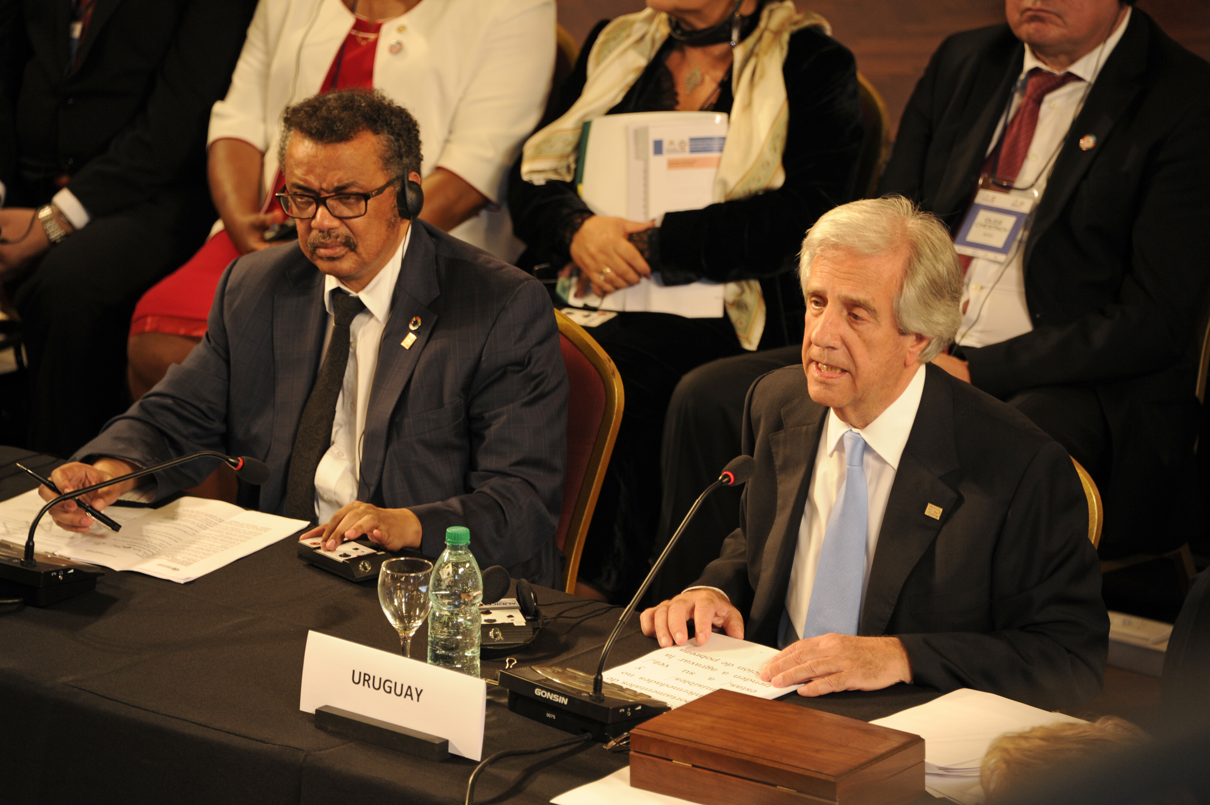 Presidente Tabaré Vázquez hace uso de la palabra en Conferencia Mundial sobre Enfermedades No Transmisibles