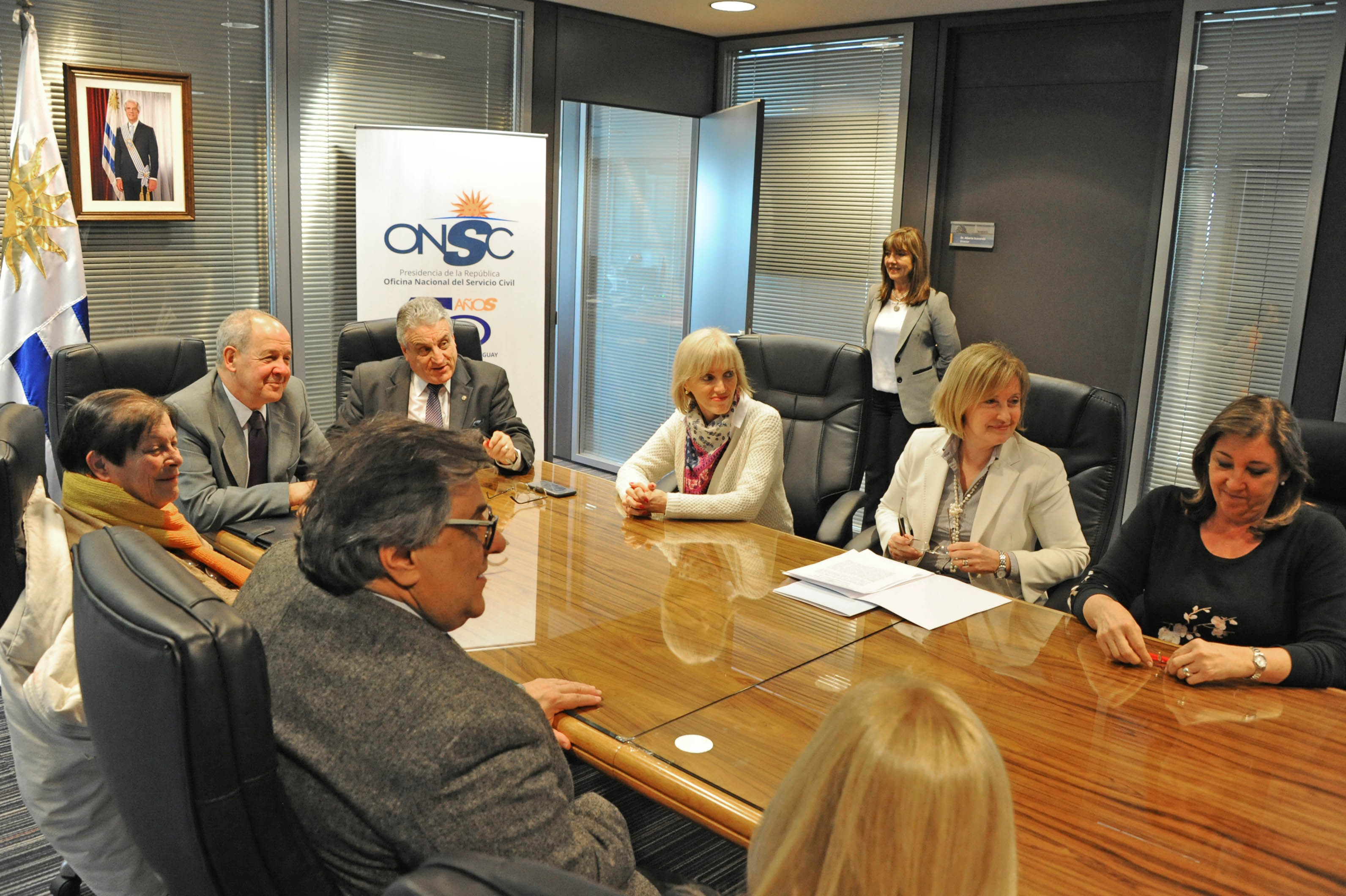 Firma de acuerdo entre la Oficina Nacional de Servicio Civil con la Junta de Transparencia y Ética Pública
