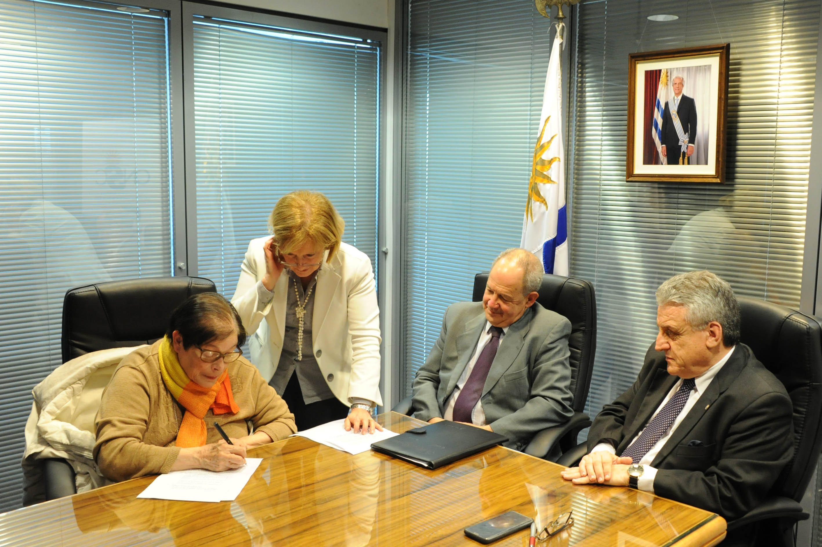 Firma de acuerdo entre la Oficina Nacional de Servicio Civil con la Junta de Transparencia y Ética Pública