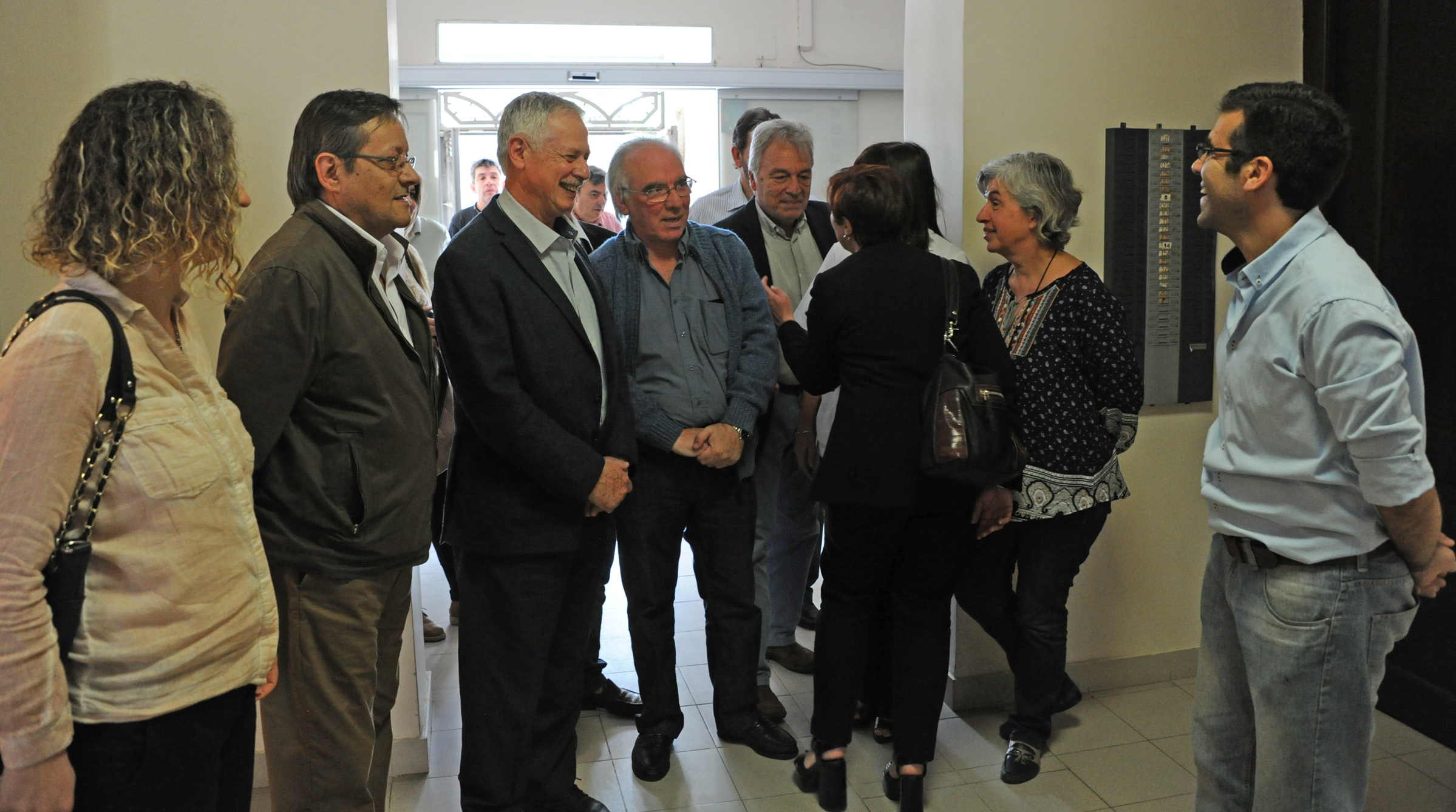 Llegada de autoridades del Ministerio de Salud Pública