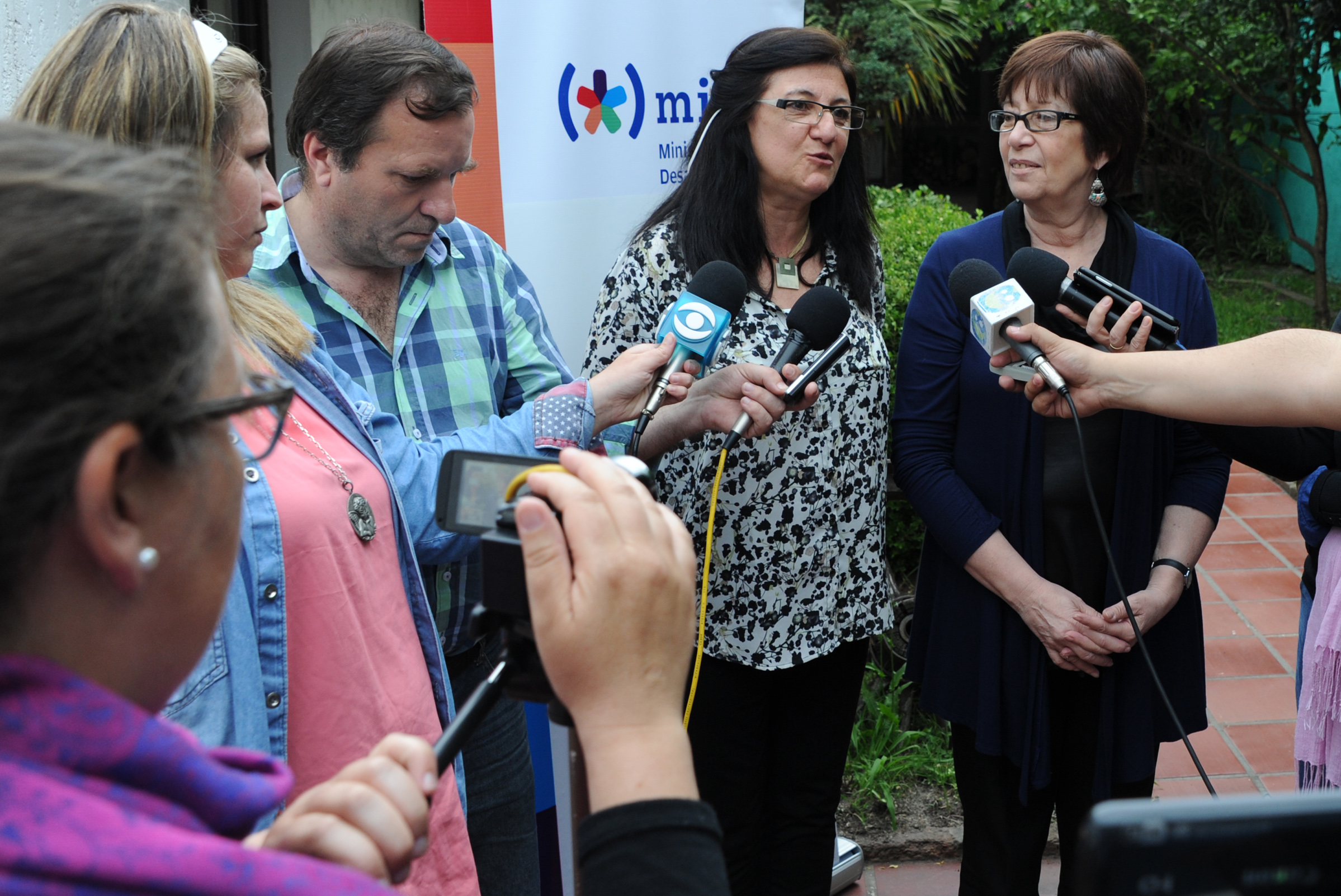 Representante departamental del Ministerio de Desarrollo Social, en diálogo con la prensa