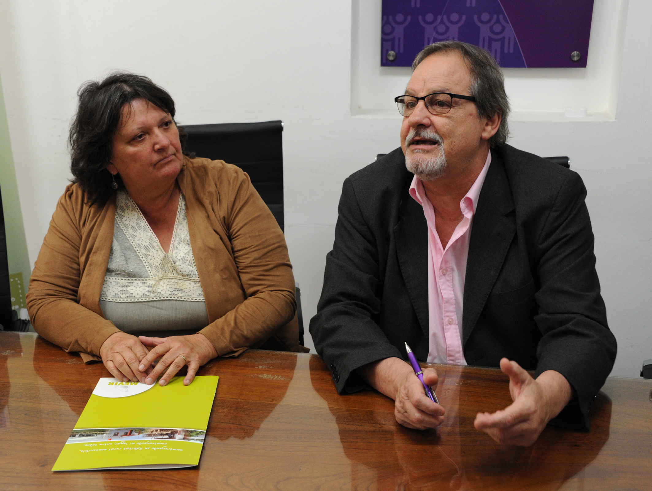 Presidente del Instituto Nacional del Cooperativismo, Gustavo Bernini, haciendo uso de la palabra