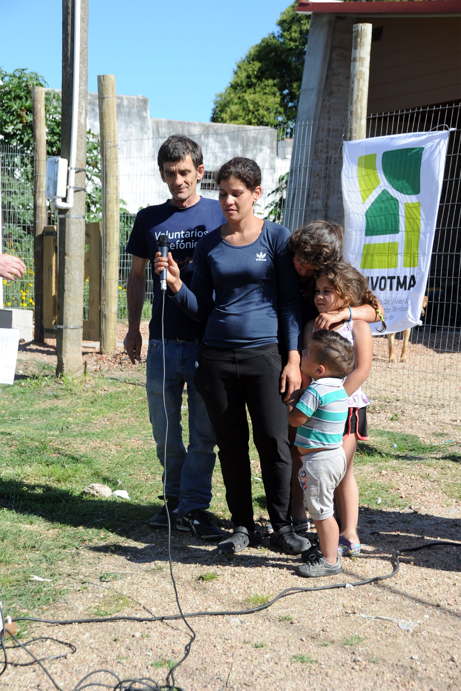Entrega de viviendas a vecinos del barrio Casavalle