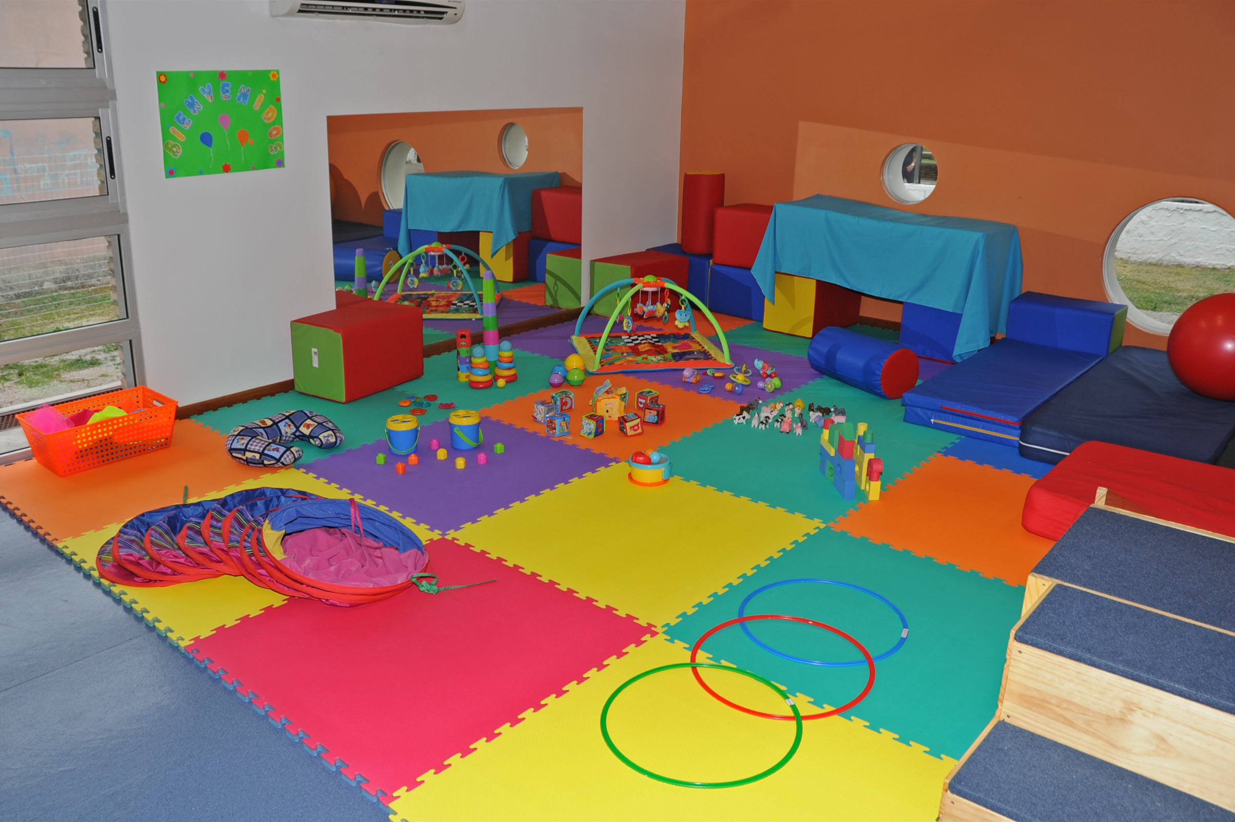 Instalaciones del CAIF del hospital Pereira Rossell