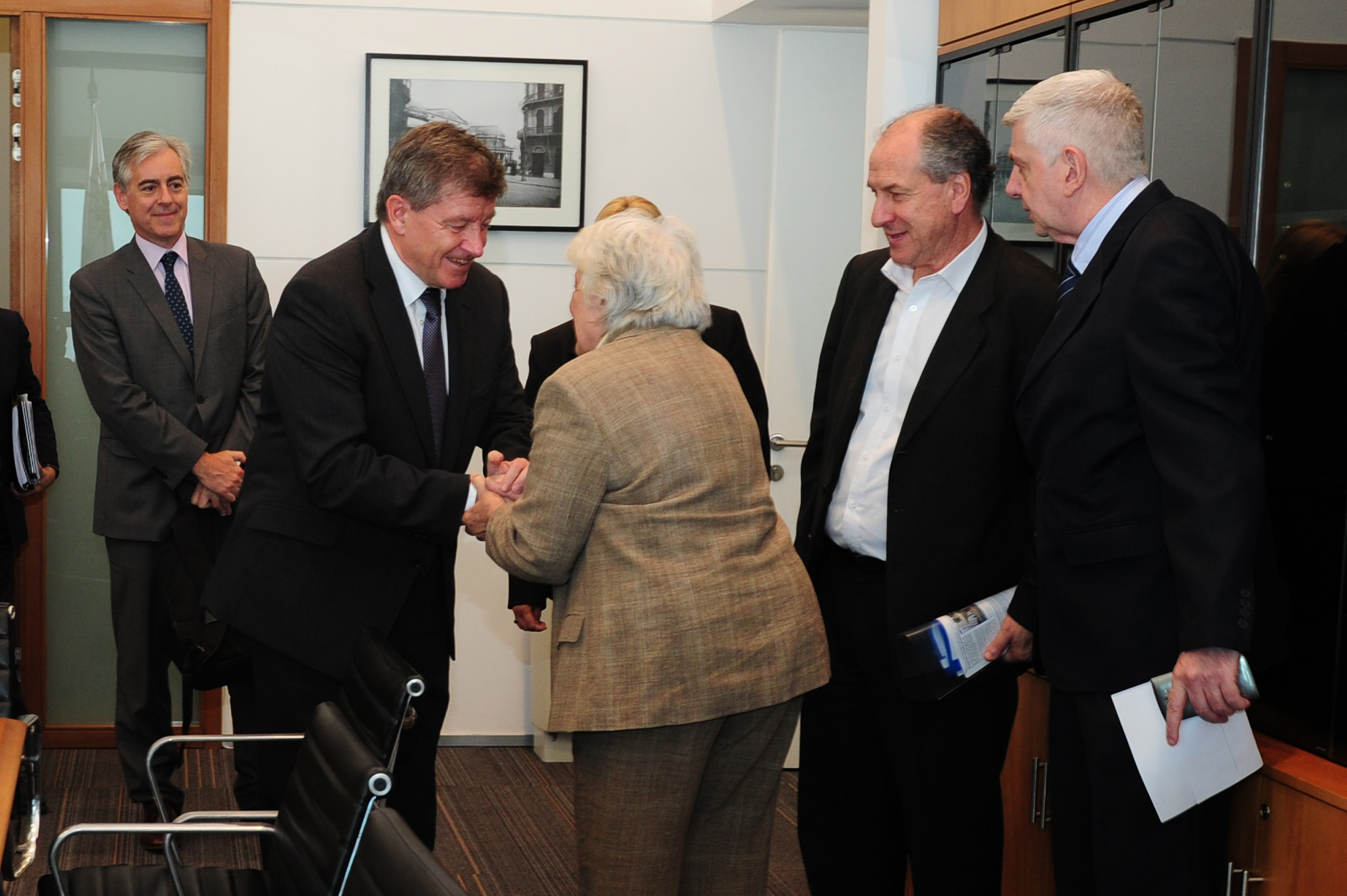 Topolansky recibió a director general de la Organización Internacional del Trabajo, Guy Ryder