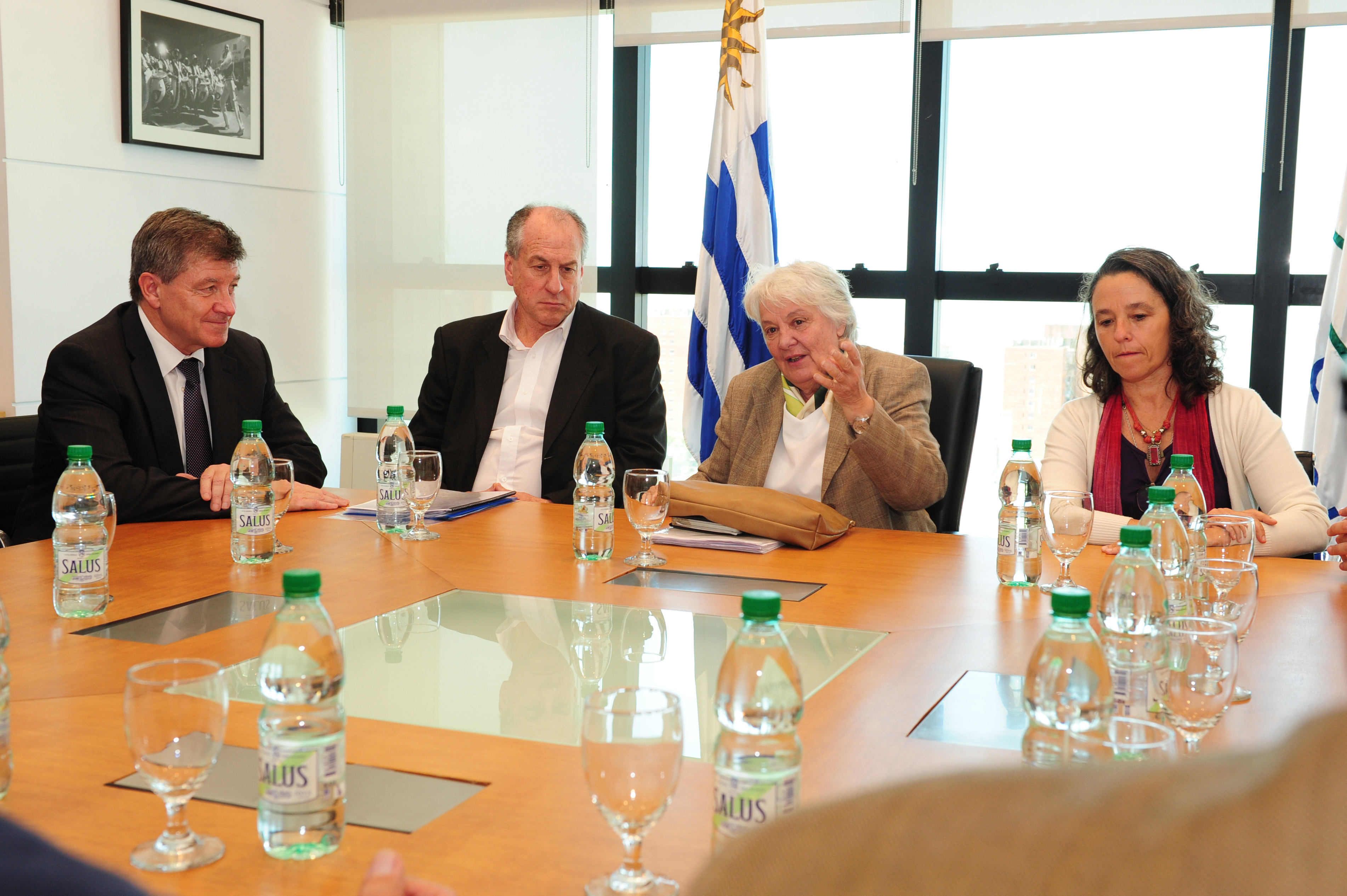 Topolansky recibió a director general de la Organización Internacional del Trabajo, Guy Ryder