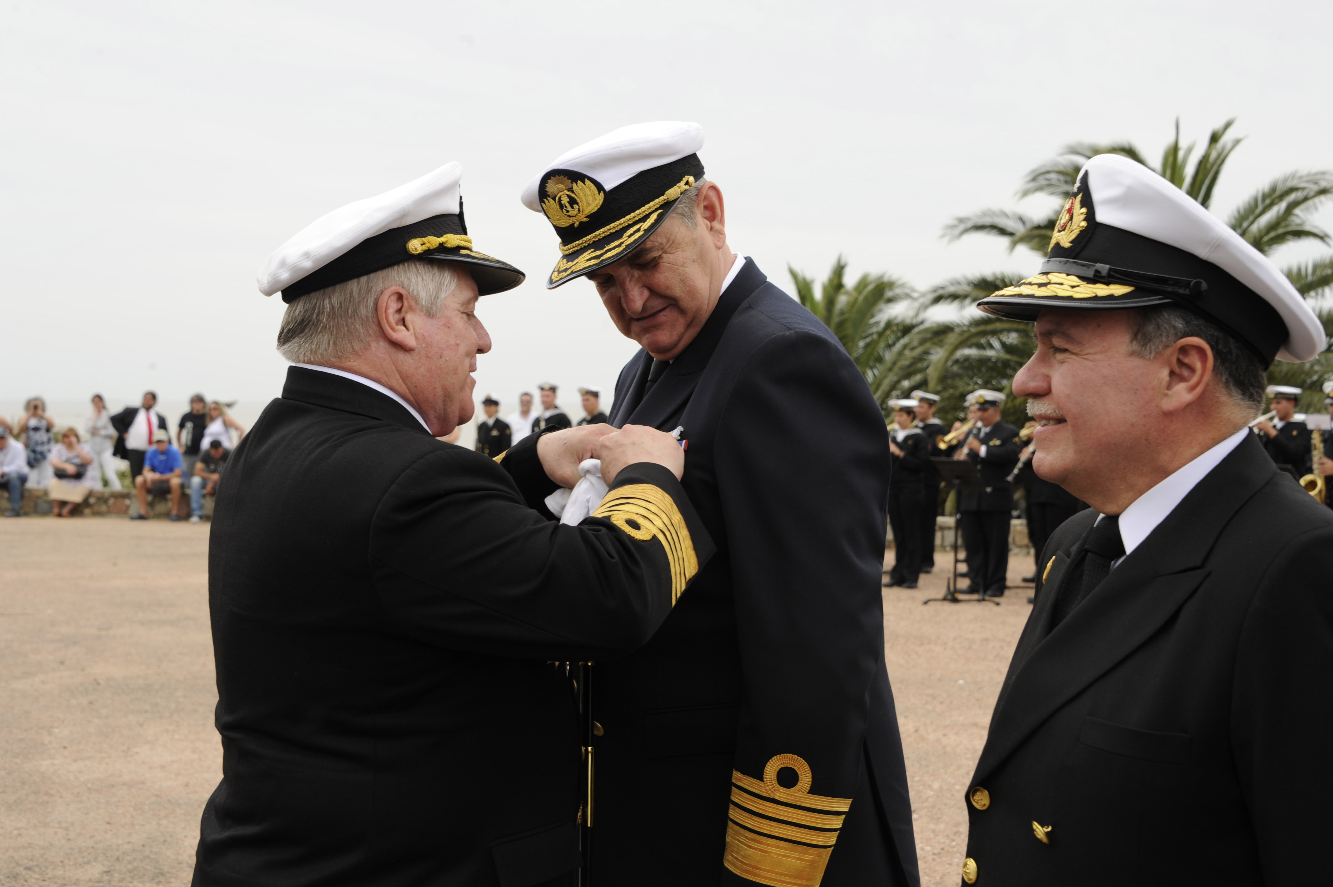 La vicepresidenta en ejercicio de la Presidencia, Lucía Topolansky participó del 200 aniversario de la Armada Nacional