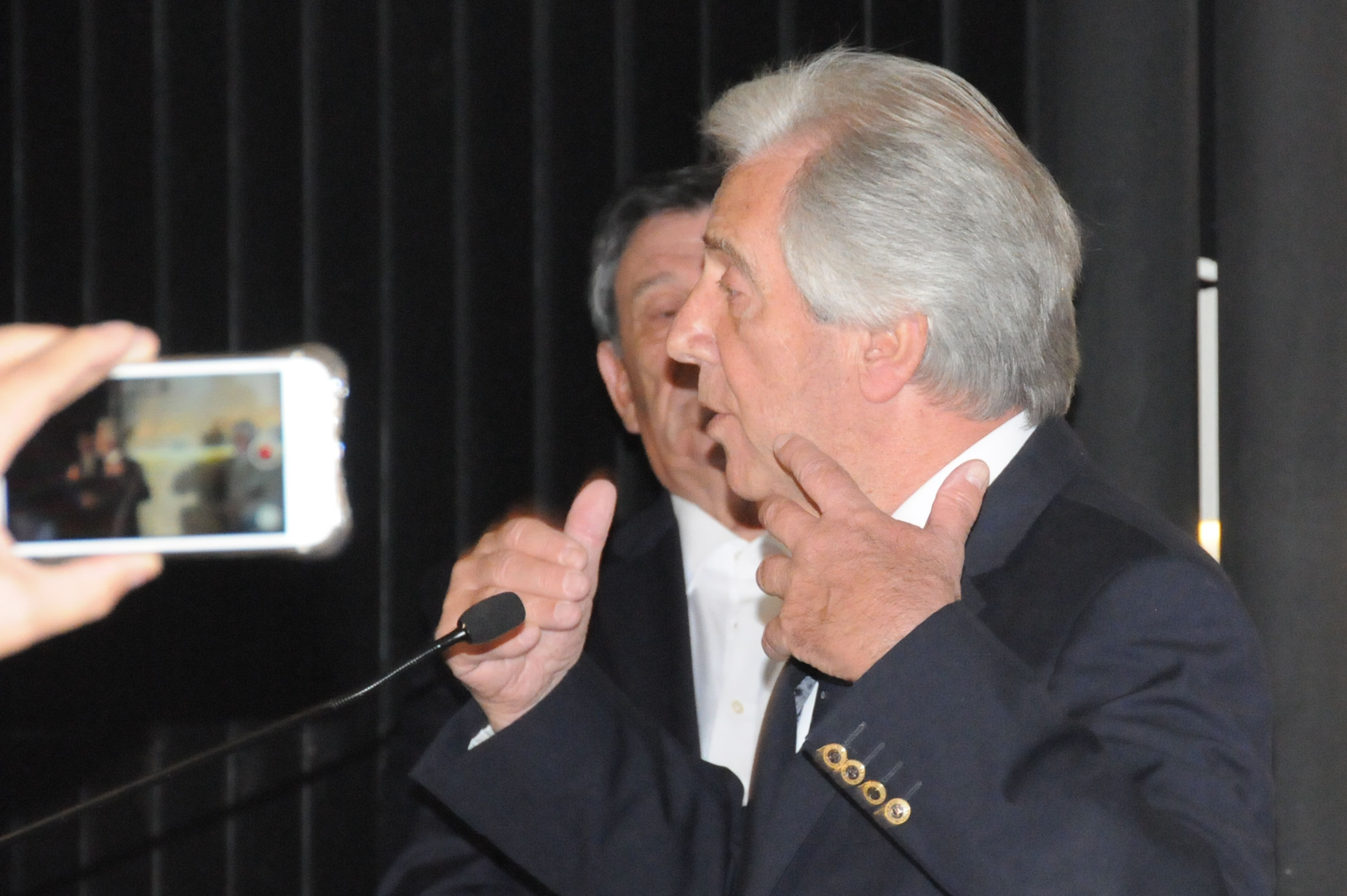 Presidente Tabaré Vázquez, haciendo uso de la palabra