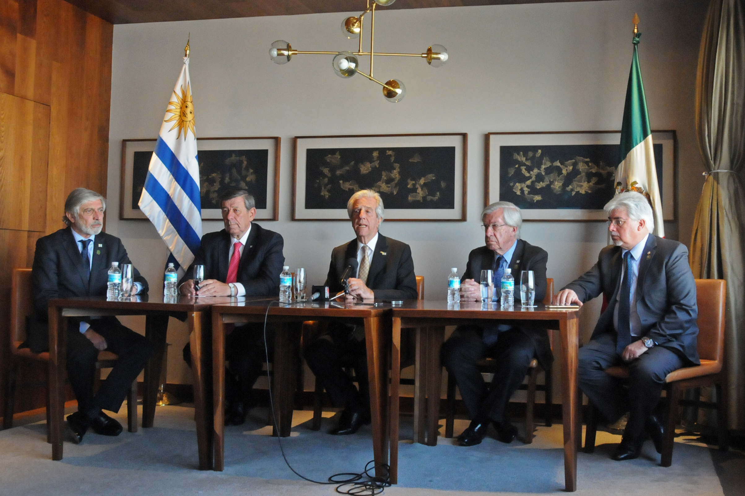 Presidente Tabaré Vázquez haciendo uso de la palabra