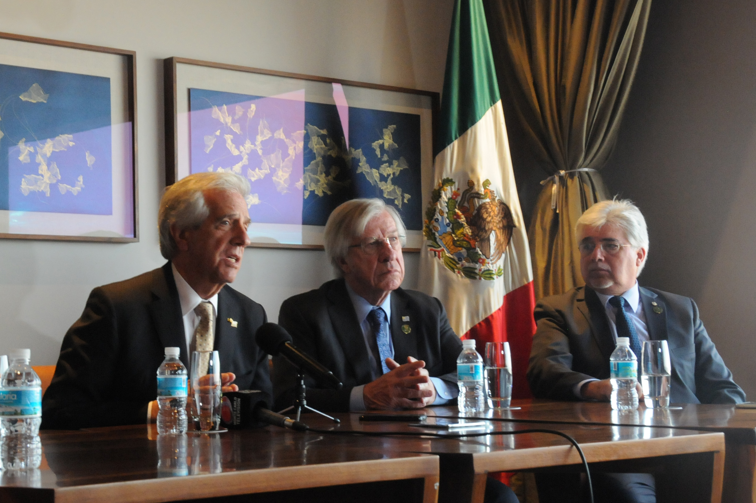 Presidente Tabaré Vázquez haciendo uso de la palabra