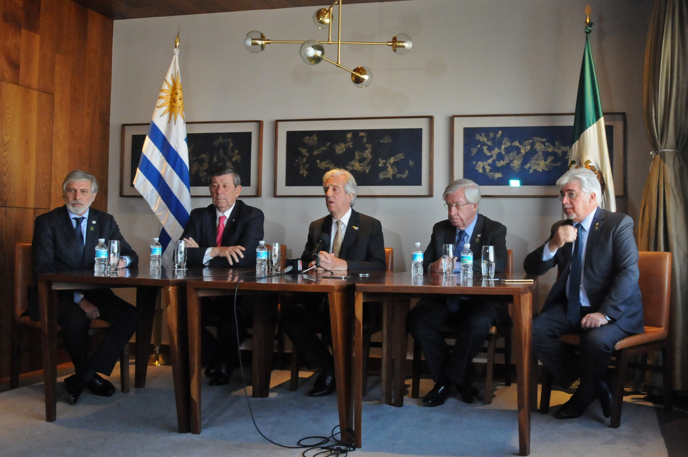 Presidente Tabaré Vázquez haciendo uso de la palabra