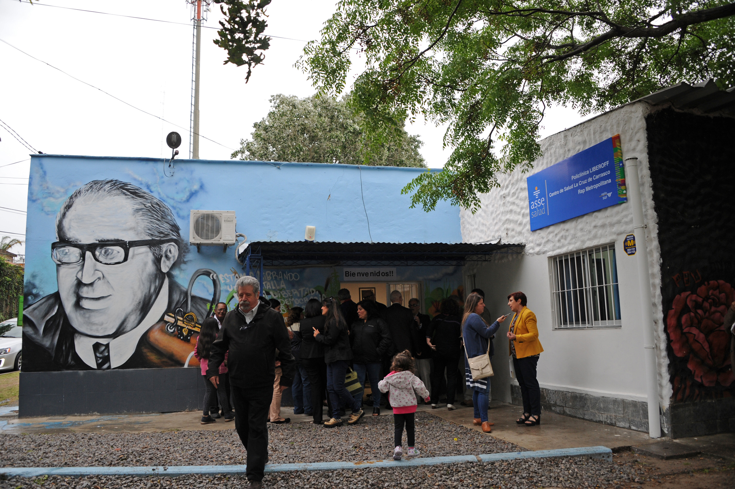 Inauguración de ampliación de policlínica denominada Manuel Liberoff, en La Cruz de Carrasco