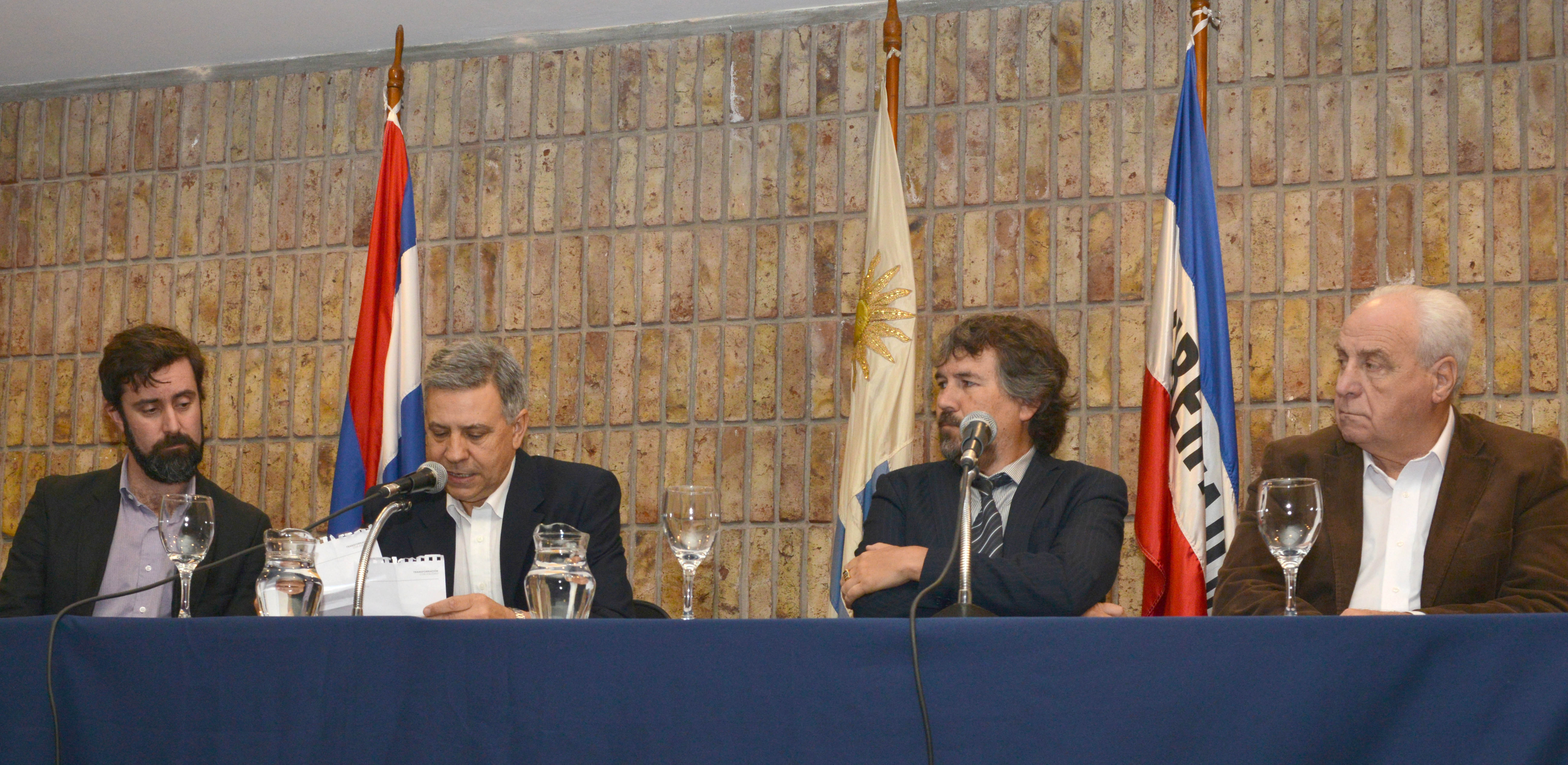 Edenor Bermúdez, Jorge Franco, Diego Pastorín y Víctor Rossi