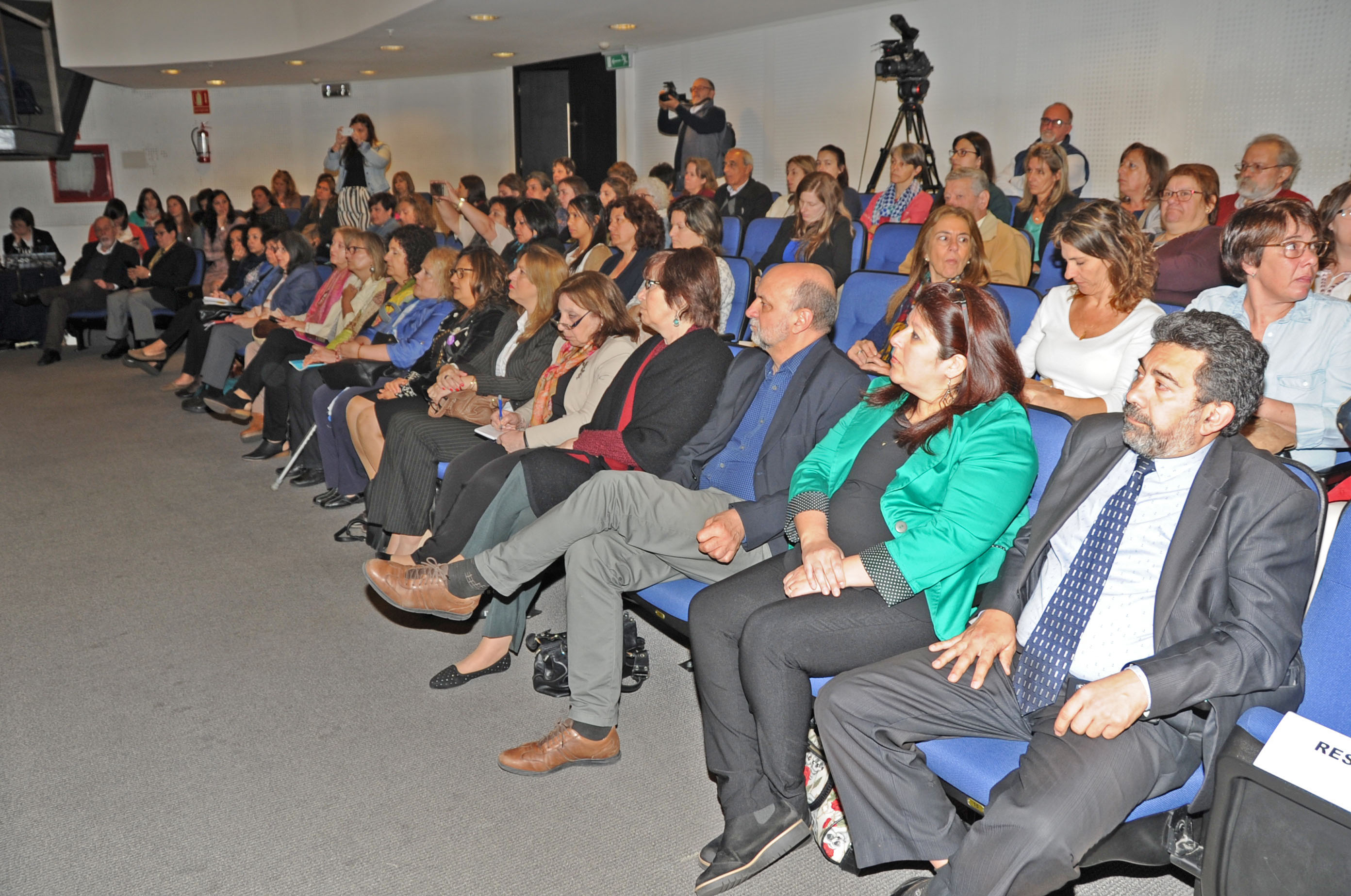 Autoridades en la presentación de la rendición de cuentas sobre el plan de acción 2016-2019 contra la violencia de género