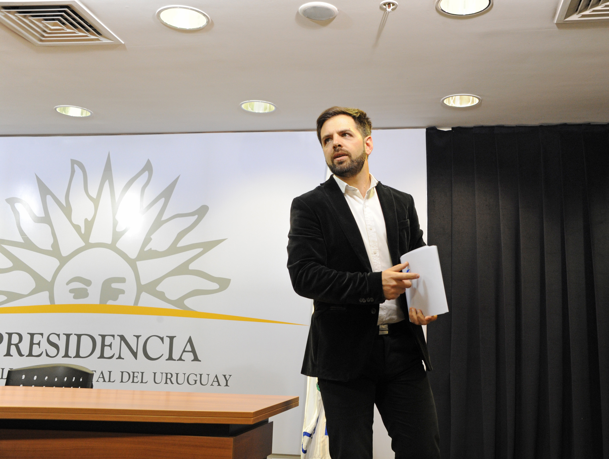 Secretario general de la Junta Nacional de Drogas, Diego Olivera