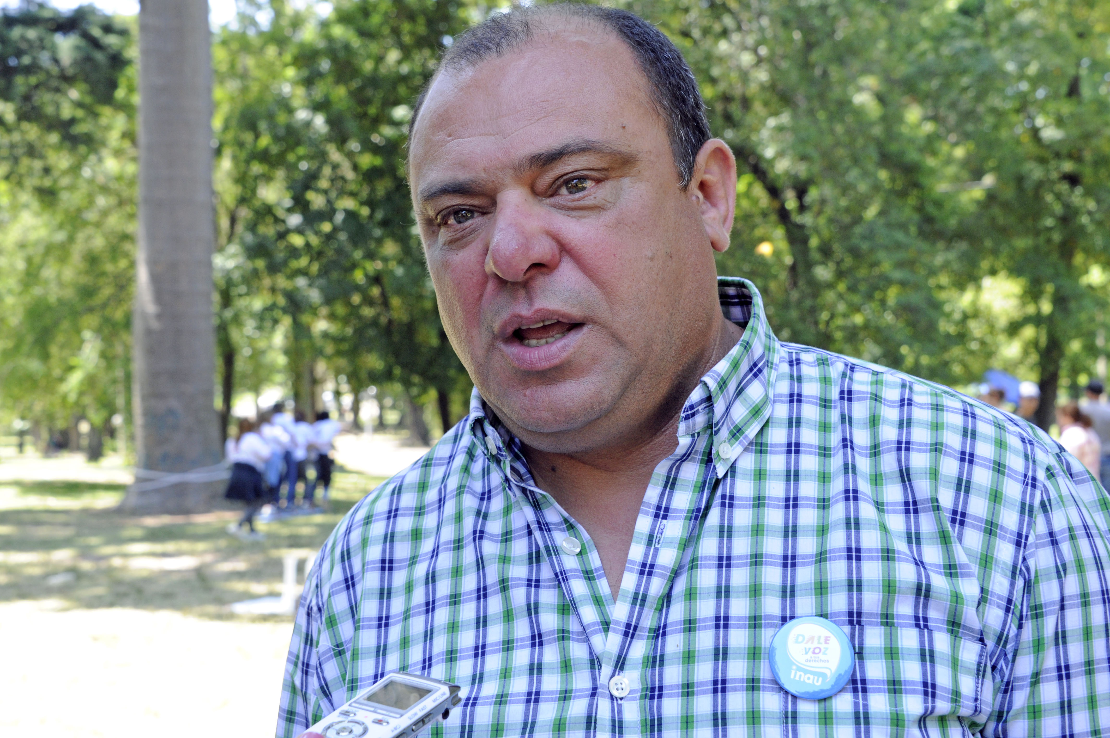 Director del INAU, Dardo Rodríguez, en diálogo con la prensa