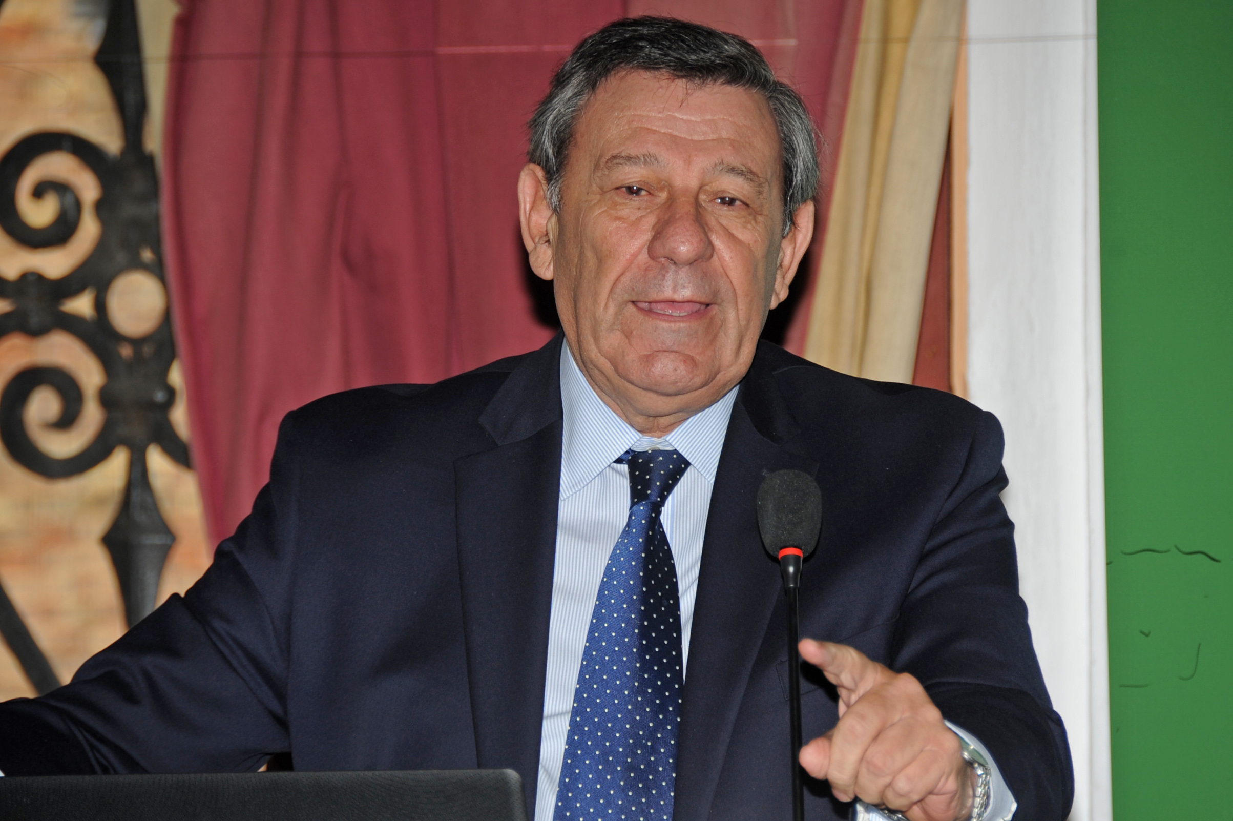 Canciller, Rodolfo Nin Novoa, haciendo uso de la palabra