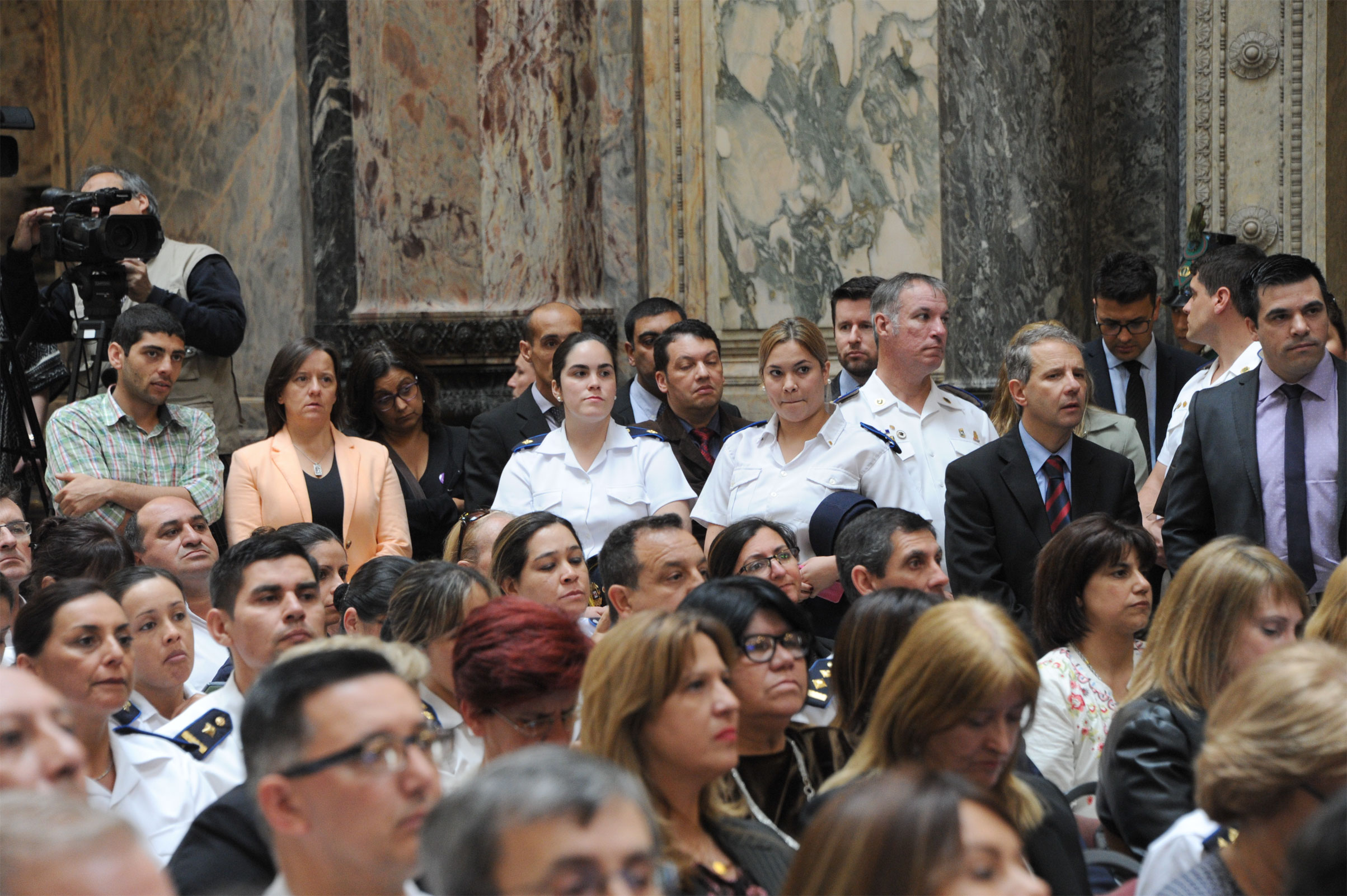 Asistentes al acto