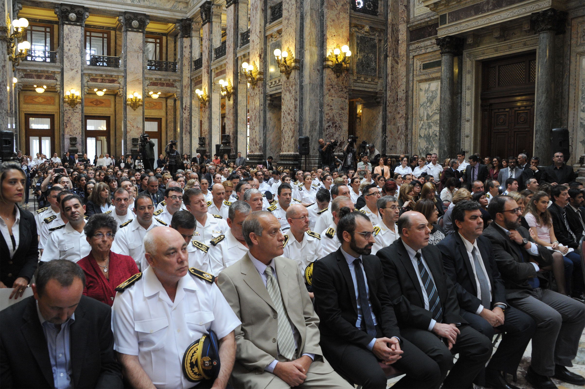 Asistentes al acto