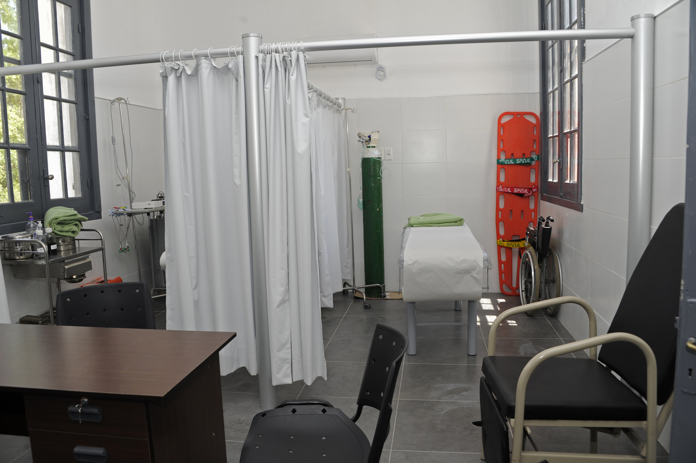 Instalaciones de policlínica de Pirarajá