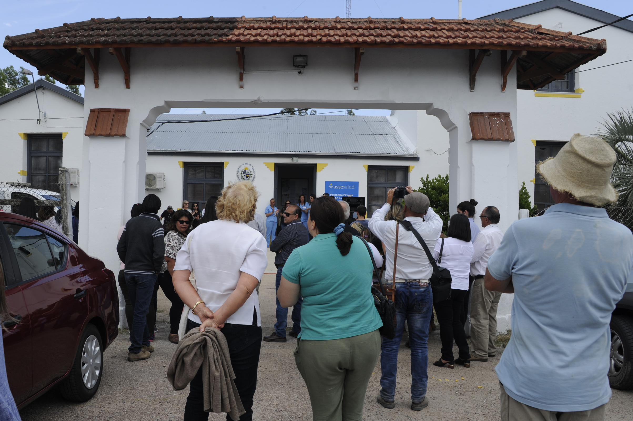 Inauguración de obras en la policlínica de Pirarajá