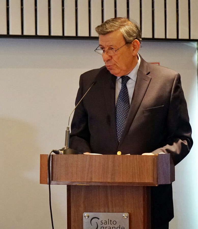 Canciller Rofolfo Nin Novoa, haciendo uso de la palabra